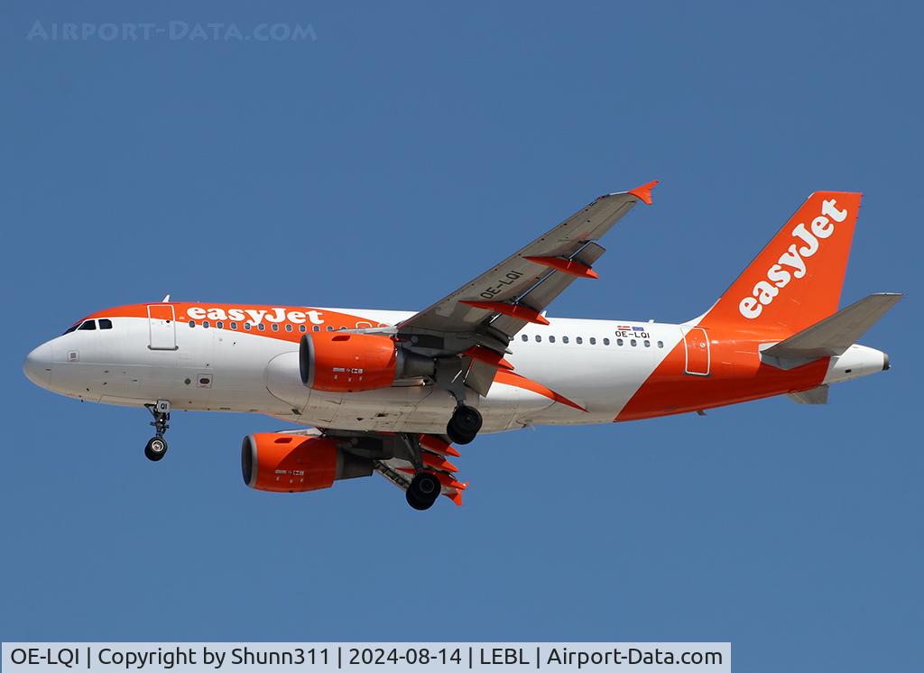 OE-LQI, 2008 Airbus A319-111 C/N 3411, Landing rwy 24R in new c/s