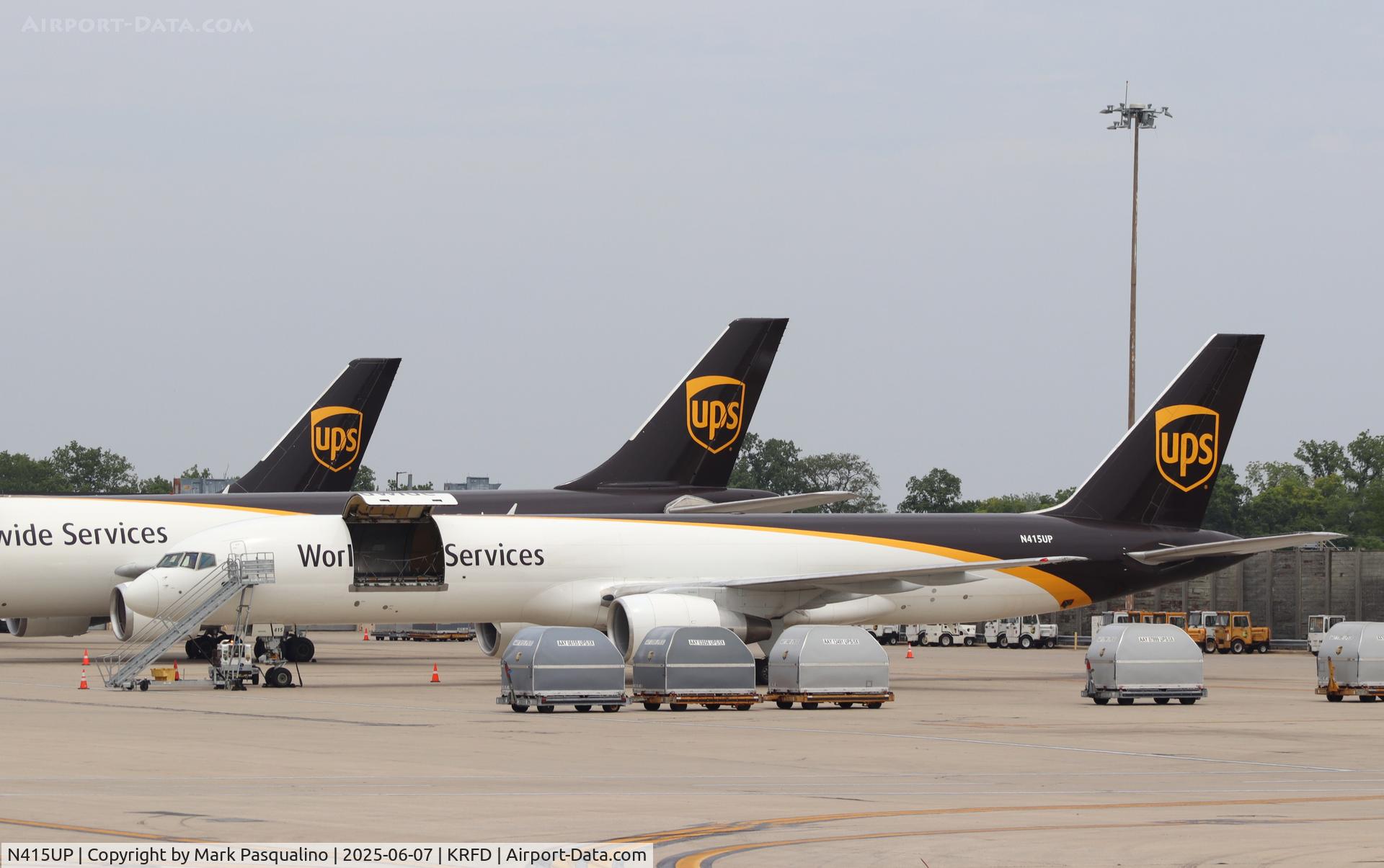 N415UP, 1988 Boeing 757-24APF C/N 23855, Boeing 757-24APF