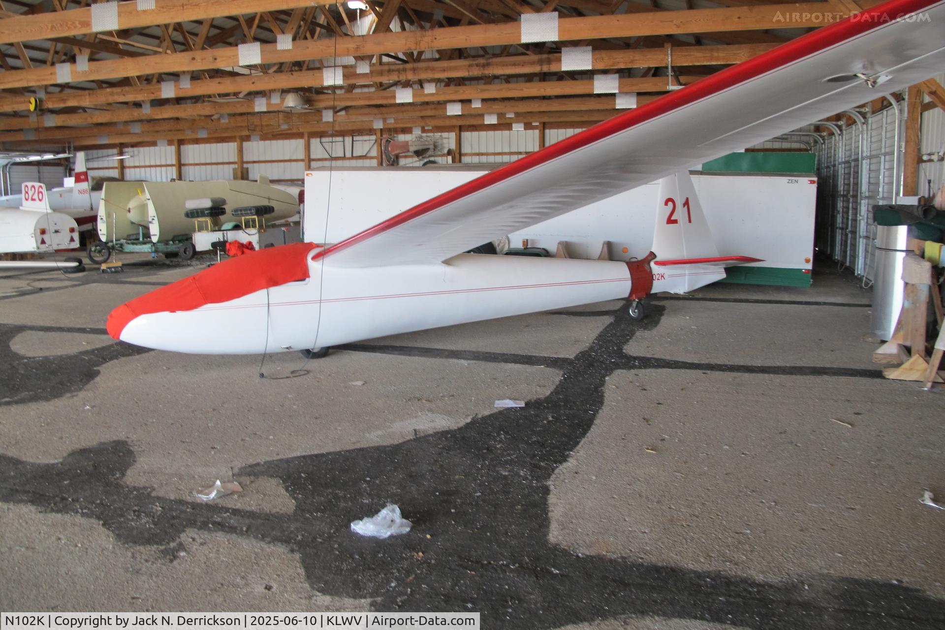 N102K, 1967 Schleicher Ka-6E Rhonsegler C/N 4108, Ka-6E
