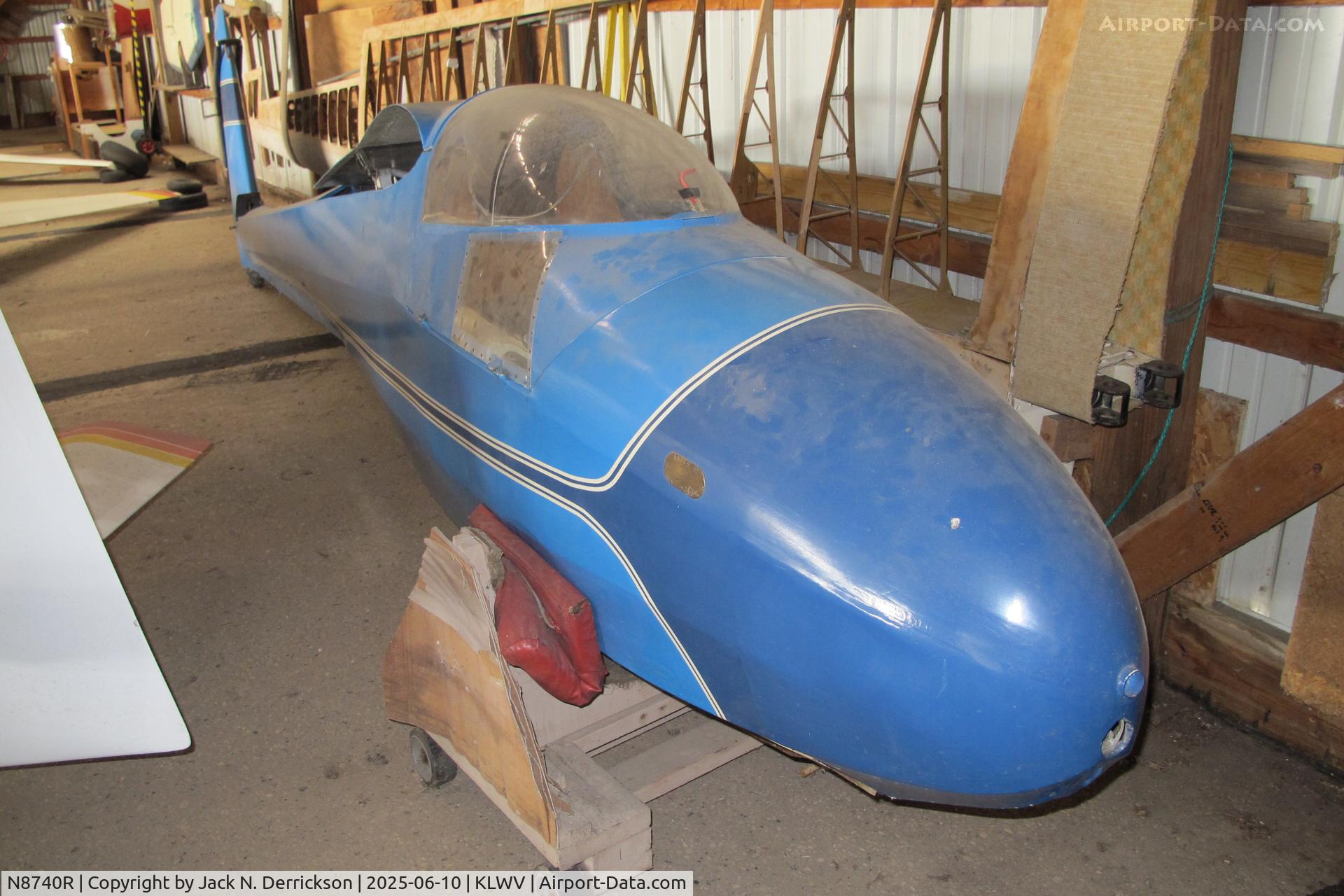 N8740R, 1963 Schleicher K-8B C/N 8189, Ka-8