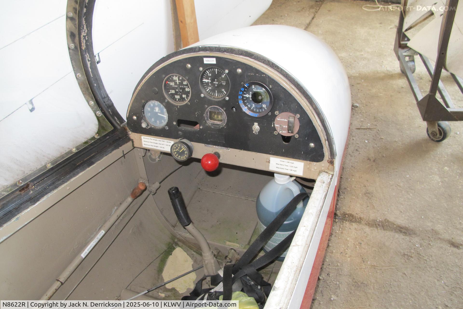 N8622R, 1961 Schweizer SGS 1-23H-15 C/N 58, 1-23H-15