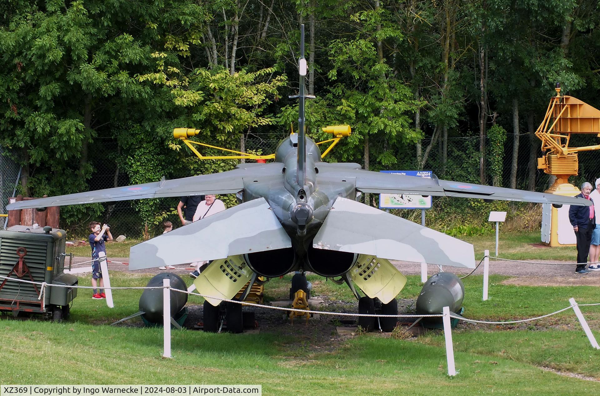XZ369, 1976 Sepecat Jaguar GR.3A C/N S.136, SEPECAT Jaguar GR3A at the East Midlands Aeropark, Castle Donington