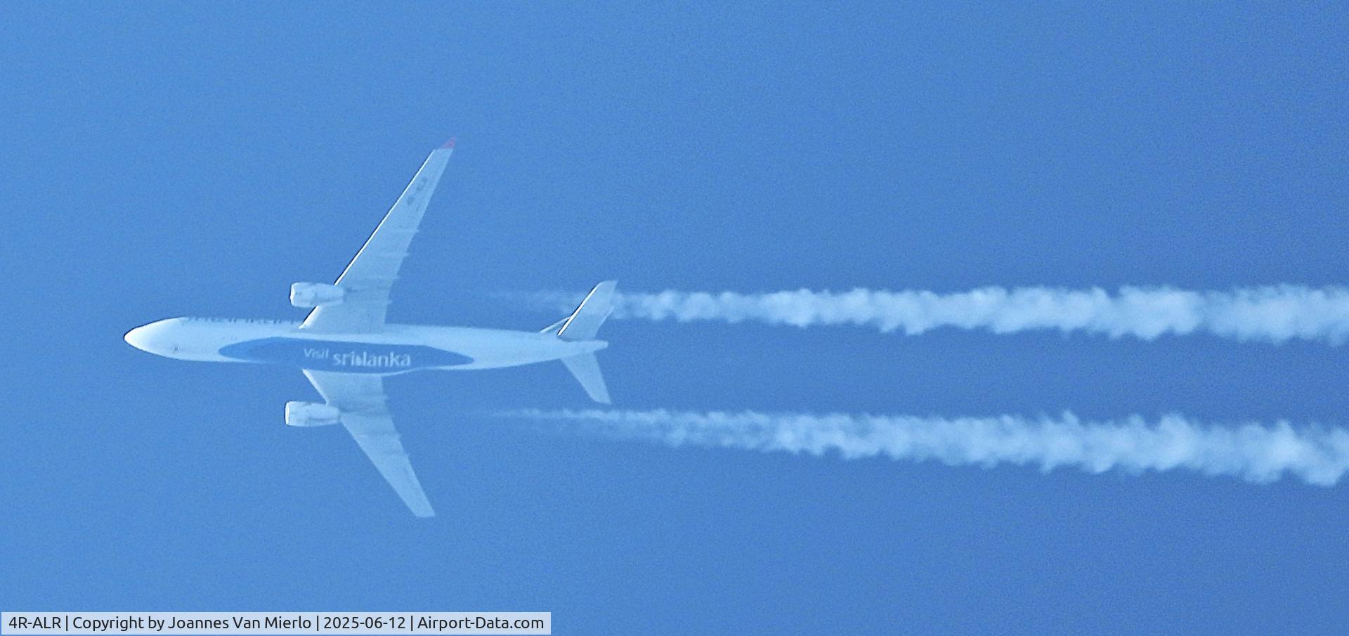 4R-ALR, 2015 Airbus A330-343 C/N 1689, Cruising over Belgium