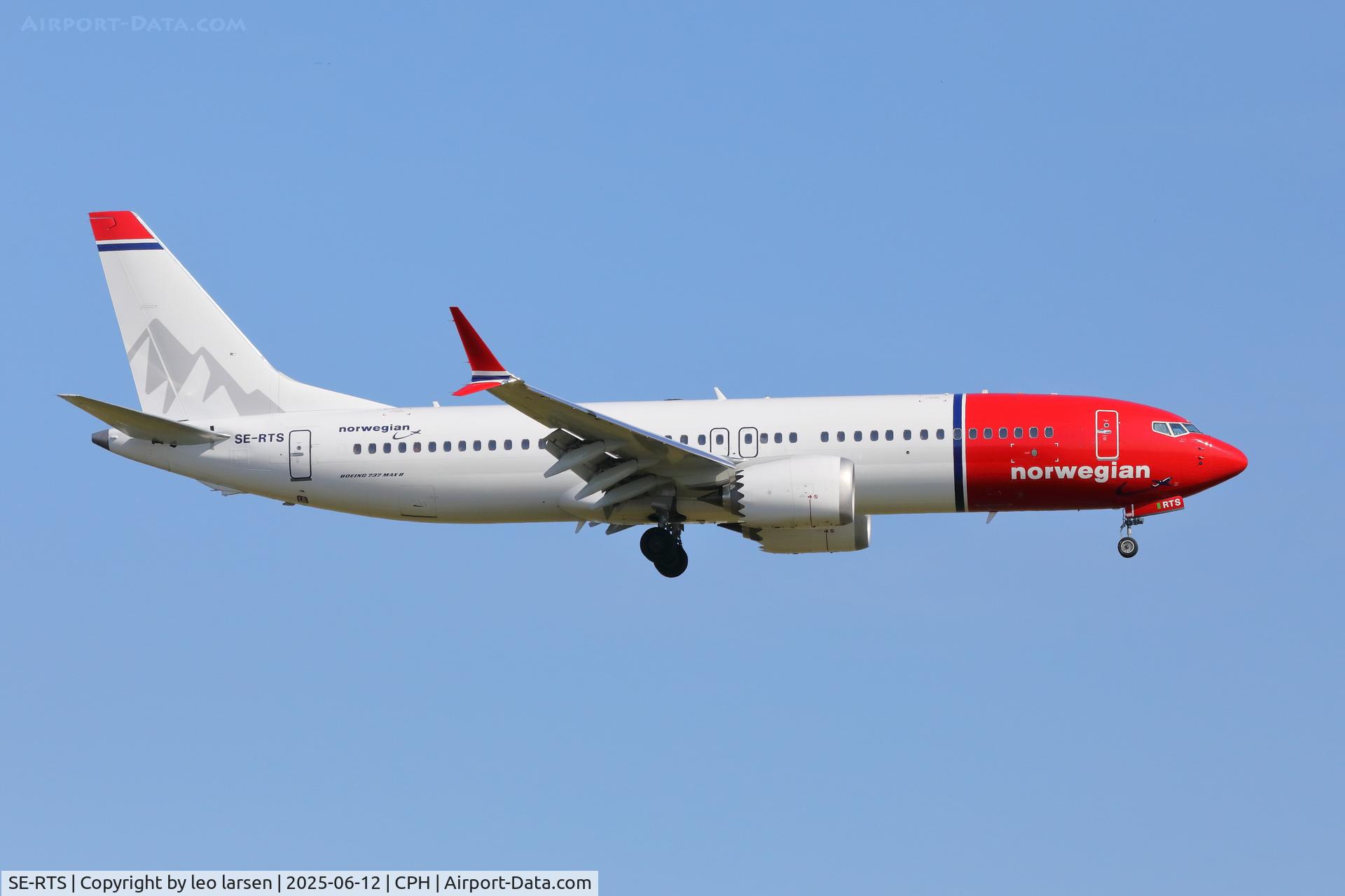 SE-RTS, 2025 Boeing 737-8 MAX C/N 62934, Copenhagen 12.6.2025