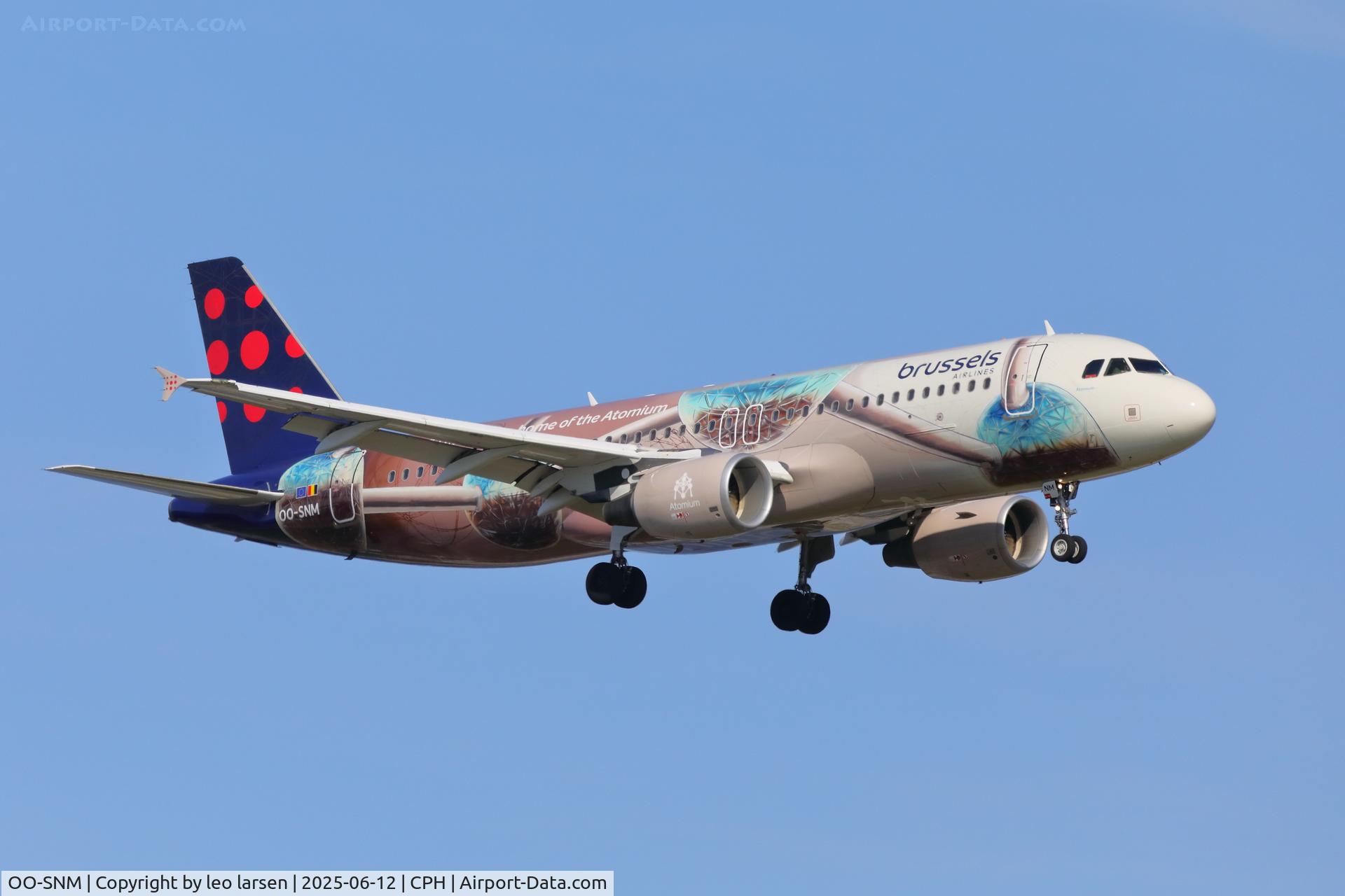 OO-SNM, 2003 Airbus A320-214 C/N 2003, Copenhagen 12.6.2025