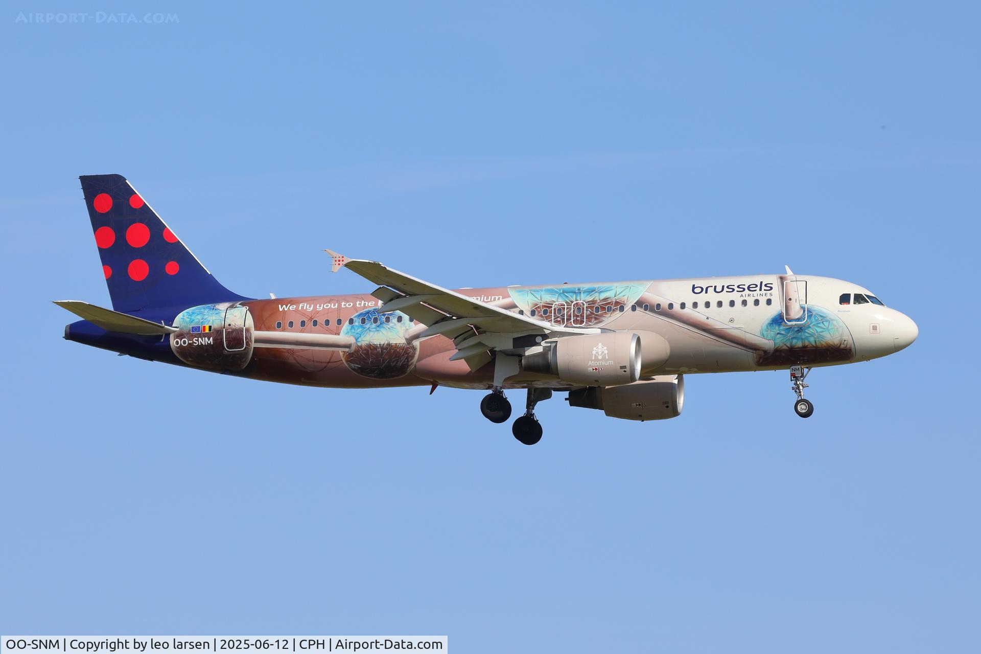 OO-SNM, 2003 Airbus A320-214 C/N 2003, Copenhagen 12.6.2025