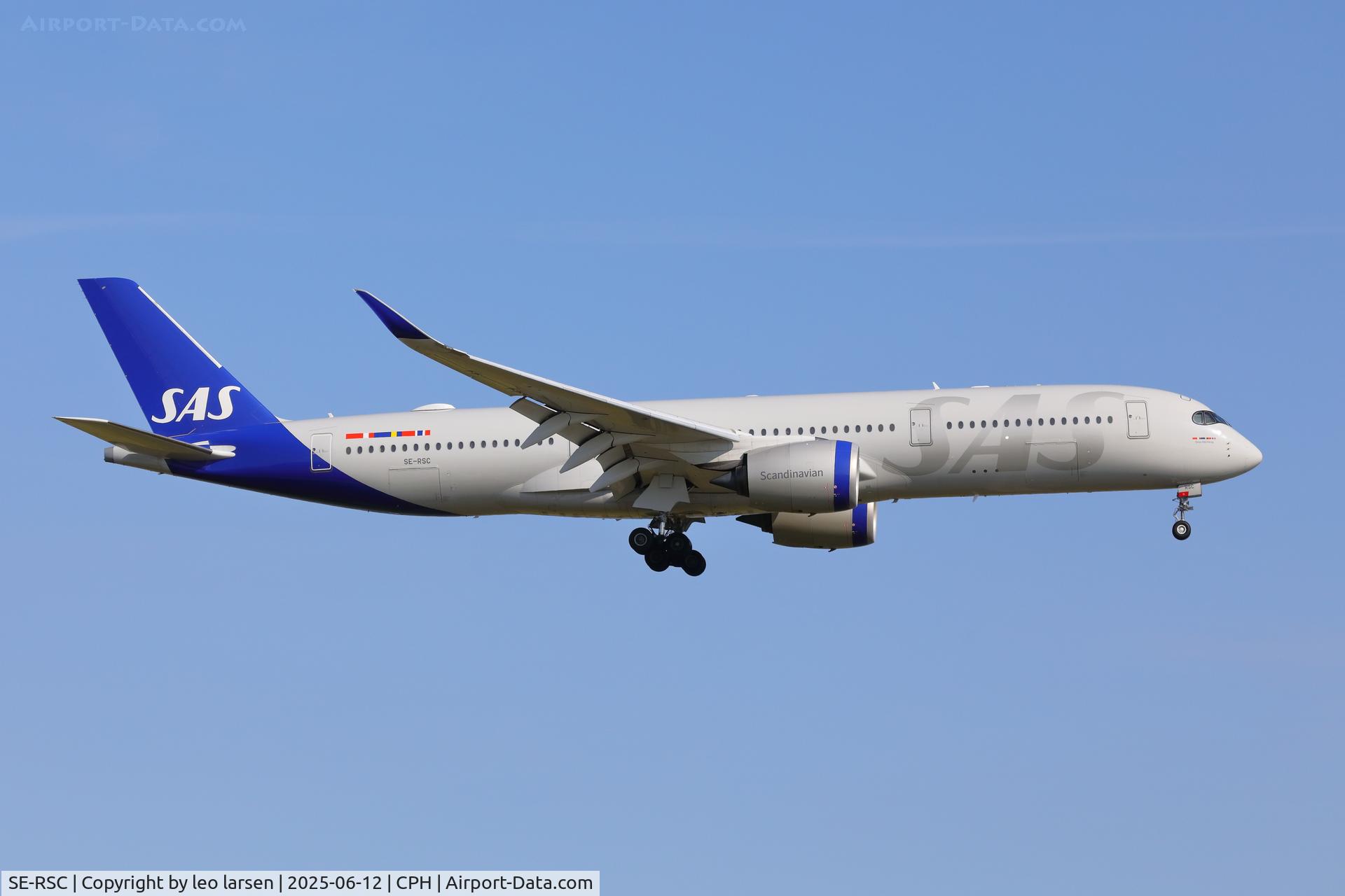 SE-RSC, 2020 Airbus A350-941 C/N 391, Copenhagen 12.6.2025