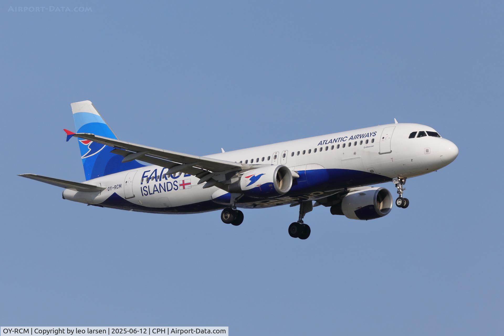 OY-RCM, 2012 Airbus A320-214 C/N 5084, Copenhagen 12.6.2025 l/d R-22L
