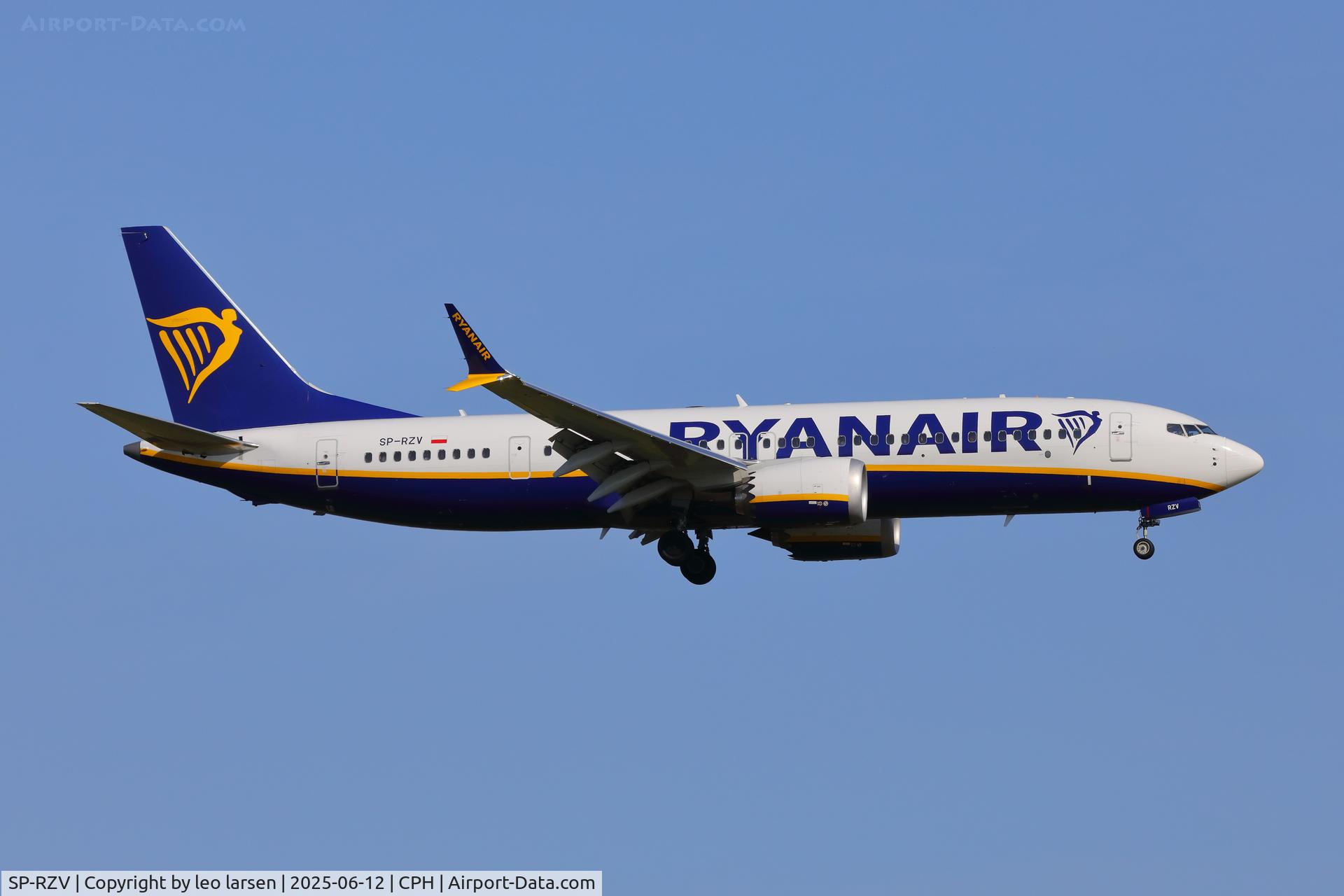 SP-RZV, 2025 Boeing B-737-8 Max 200 C/N 62385, Copenhagen 12.6.2025