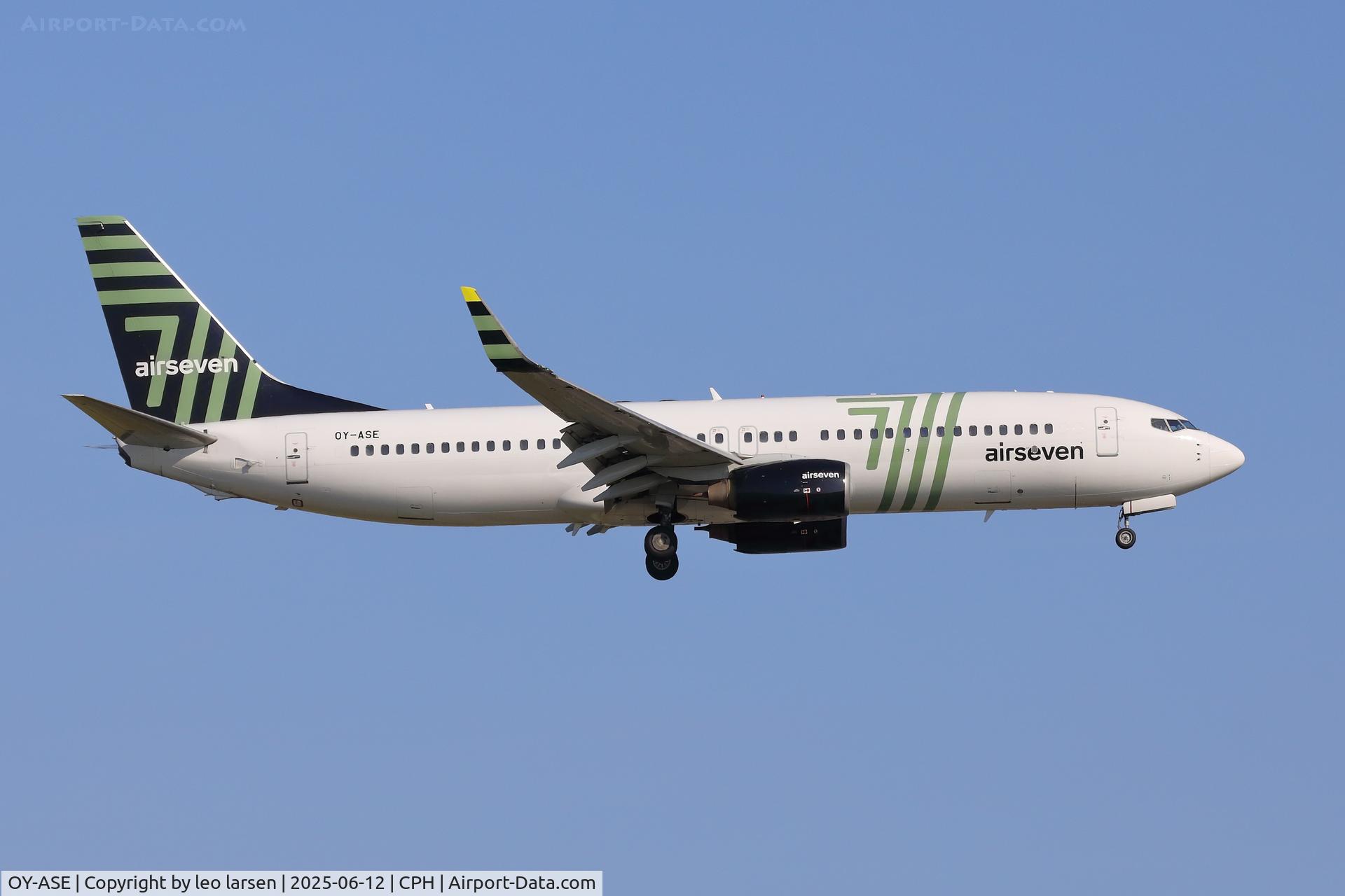 OY-ASE, 2007 Boeing B737-8FH C/N 35101, Copenhagen 12.6.2025