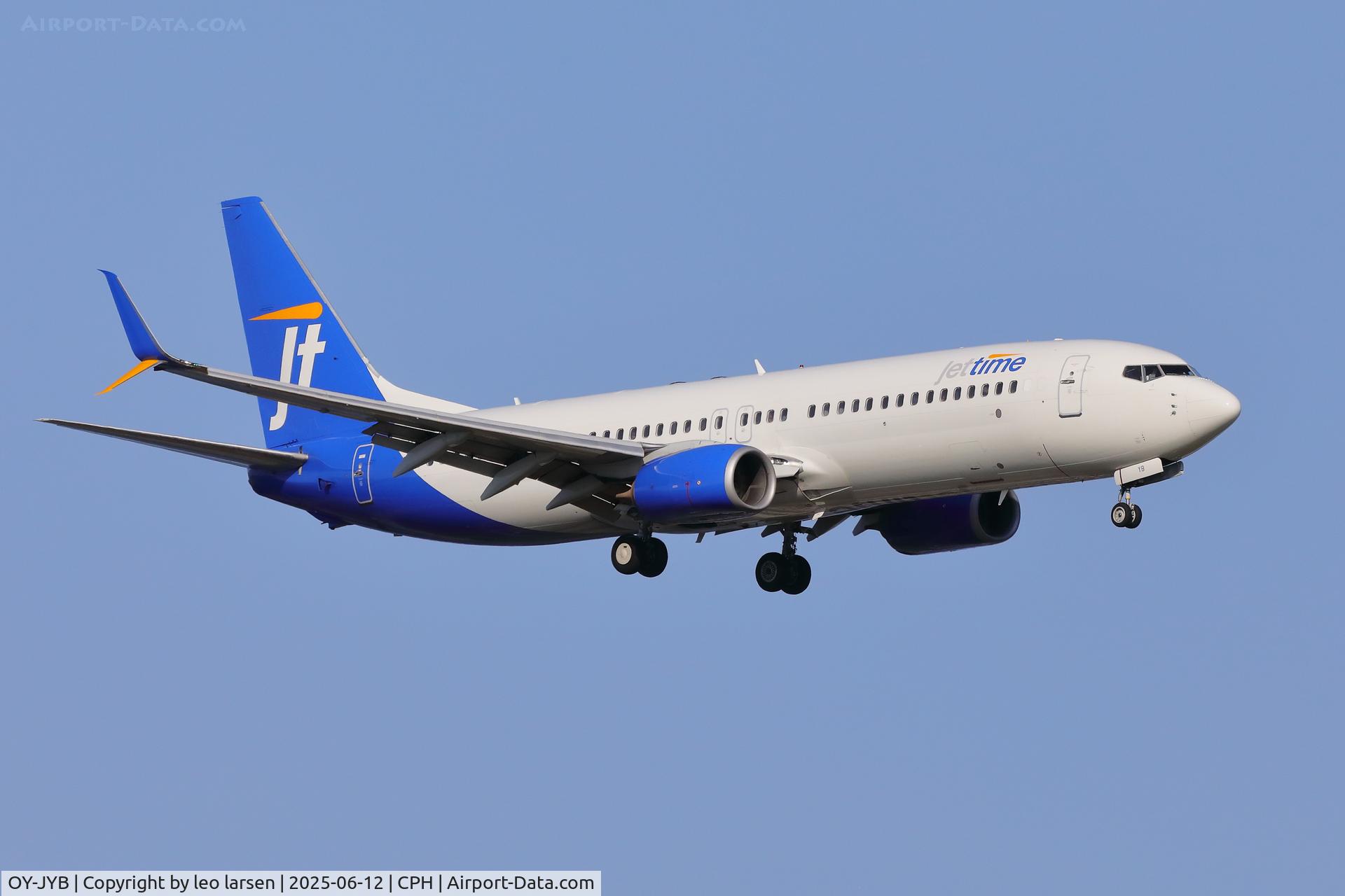 OY-JYB, 2012 Boeing 737-8KN C/N 40254, Copenhagen 12.6.2025