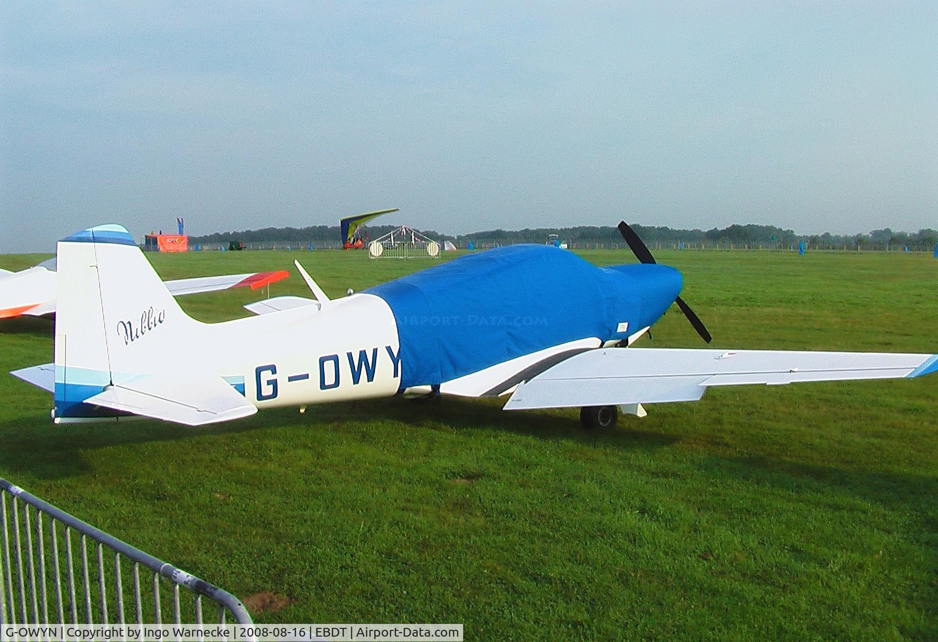 G-OWYN, 1959 Aviamilano F-14 Nibbio C/N 208, Aviamilano F.14 Nibbio at the 2008 Fly-in Diest airfield