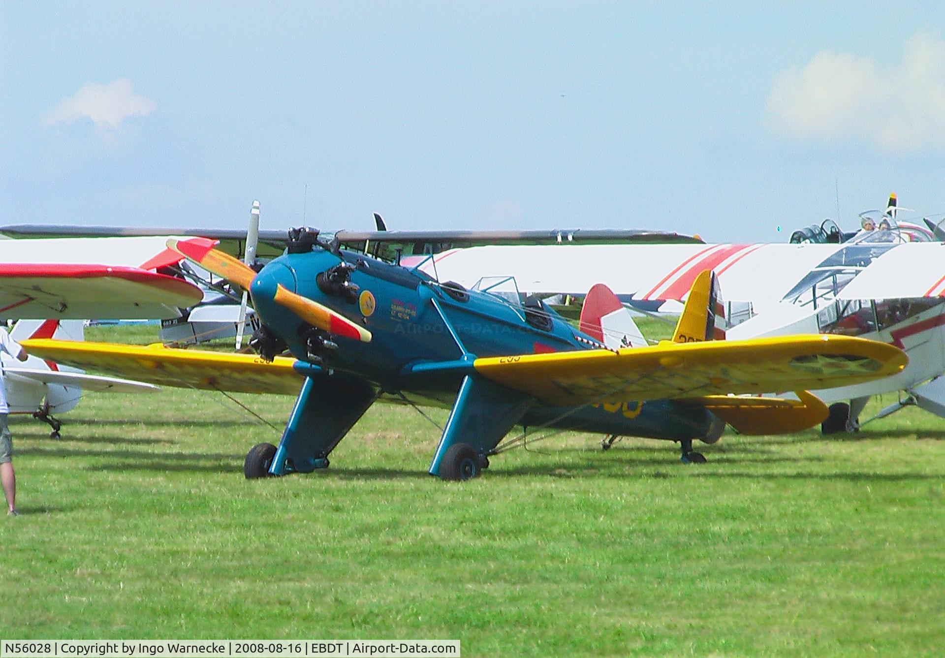 N56028, 1942 Ryan Aeronautical ST3KR C/N 2014, Ryan ST3KR (PT-22 Recruit) at the 2008 Fly-in Diest airfield