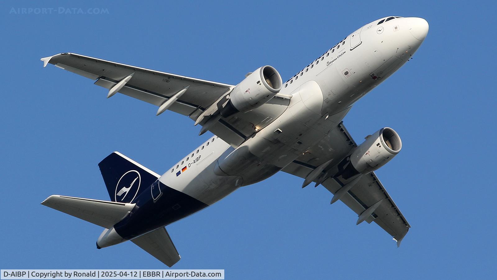 D-AIBP, 2005 Airbus A319-112 C/N 2547, at ebbr