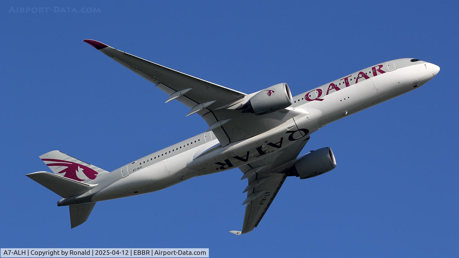 A7-ALH, 2015 Airbus A350-941 C/N 012, at ebbr
