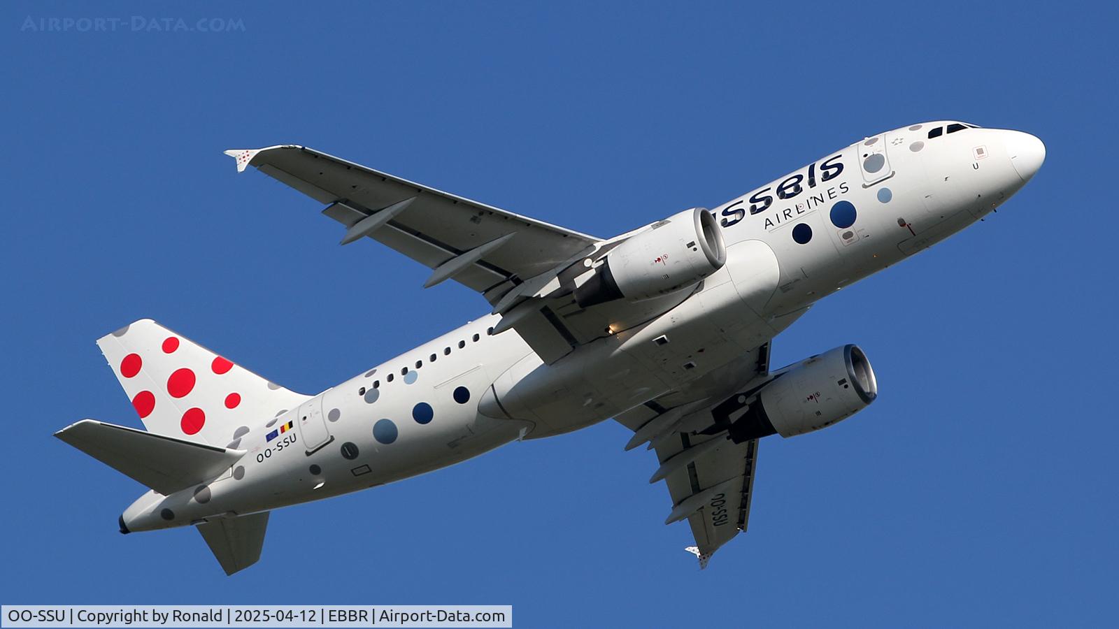 OO-SSU, 2004 Airbus A319-111 C/N 2230, at ebbr