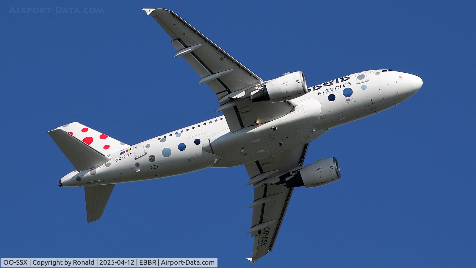 OO-SSX, 2004 Airbus A319-111 C/N 2260, at ebbr