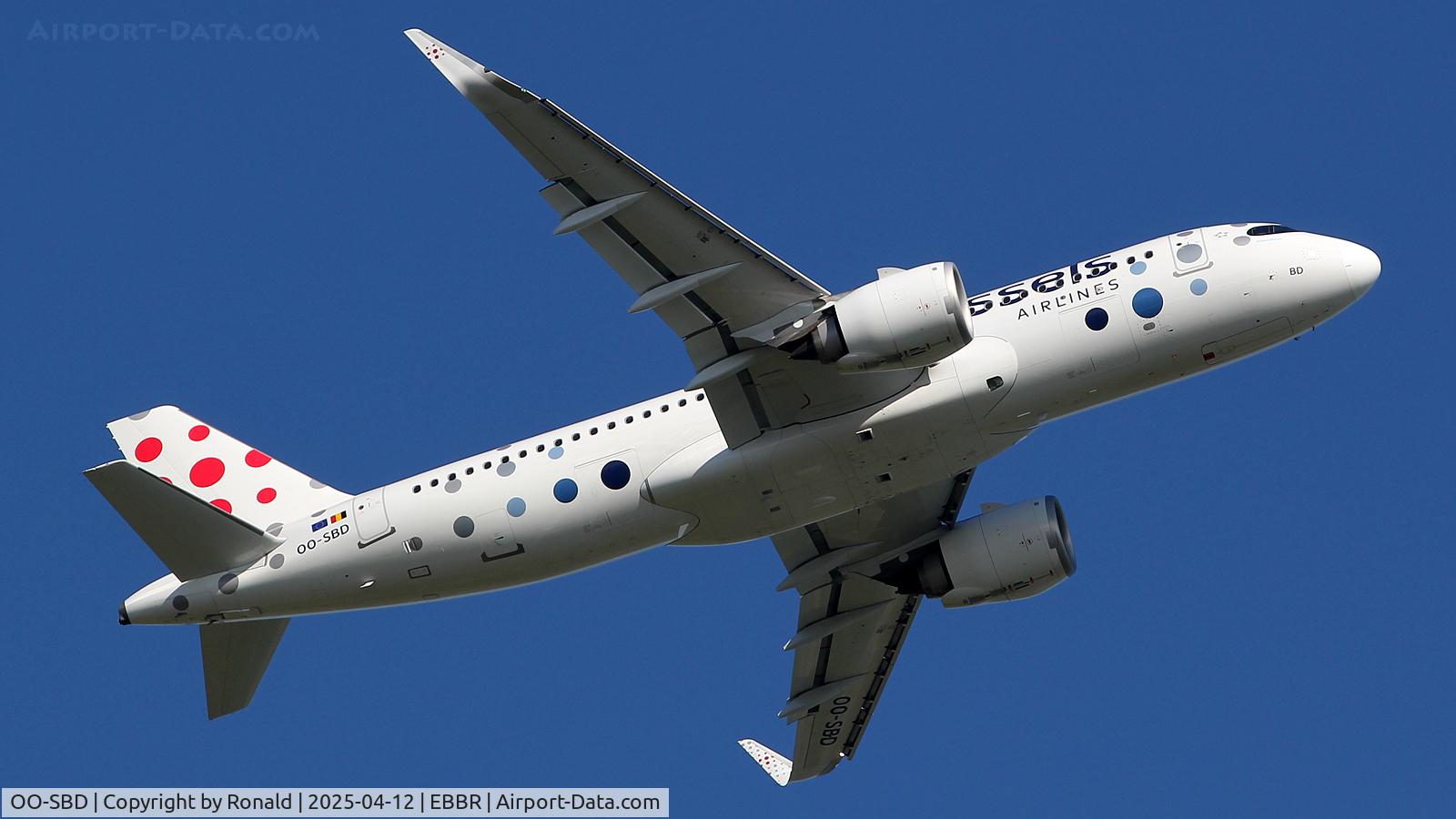 OO-SBD, 2024 Airbus A320-251N C/N 12054, at ebbr