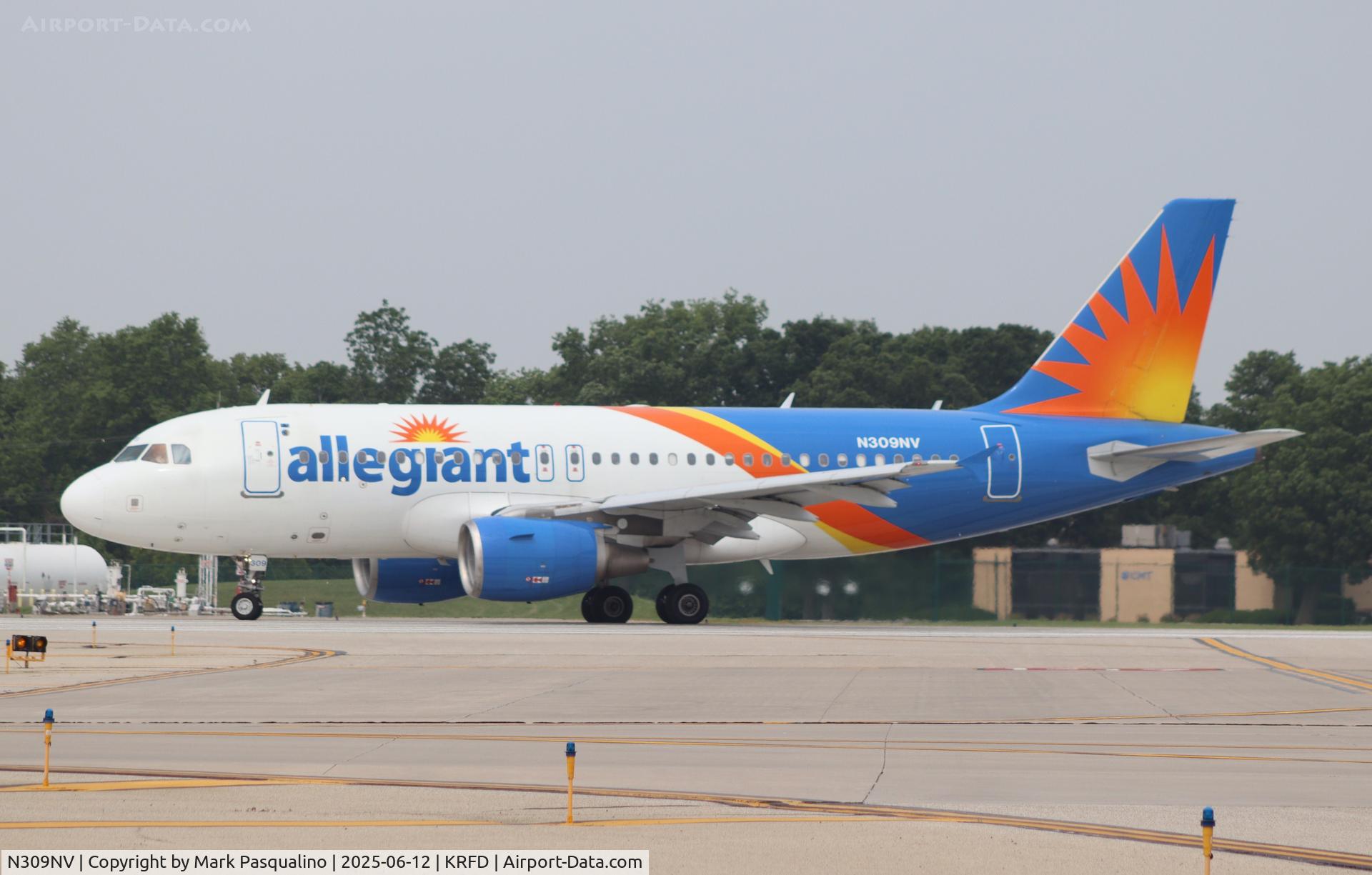 N309NV, 2007 Airbus A319-111 C/N 3084, Airbus A319-111