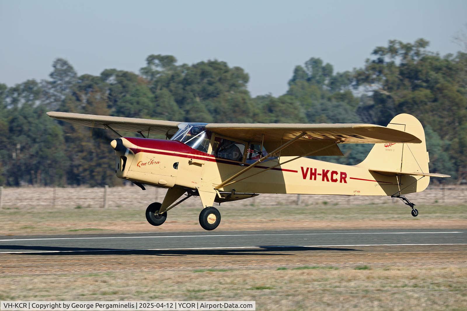VH-KCR, 1956 Auster J-1N Alpha C/N 3362, Antique Aeroplane Association of Australia National Fly-in 2025.
