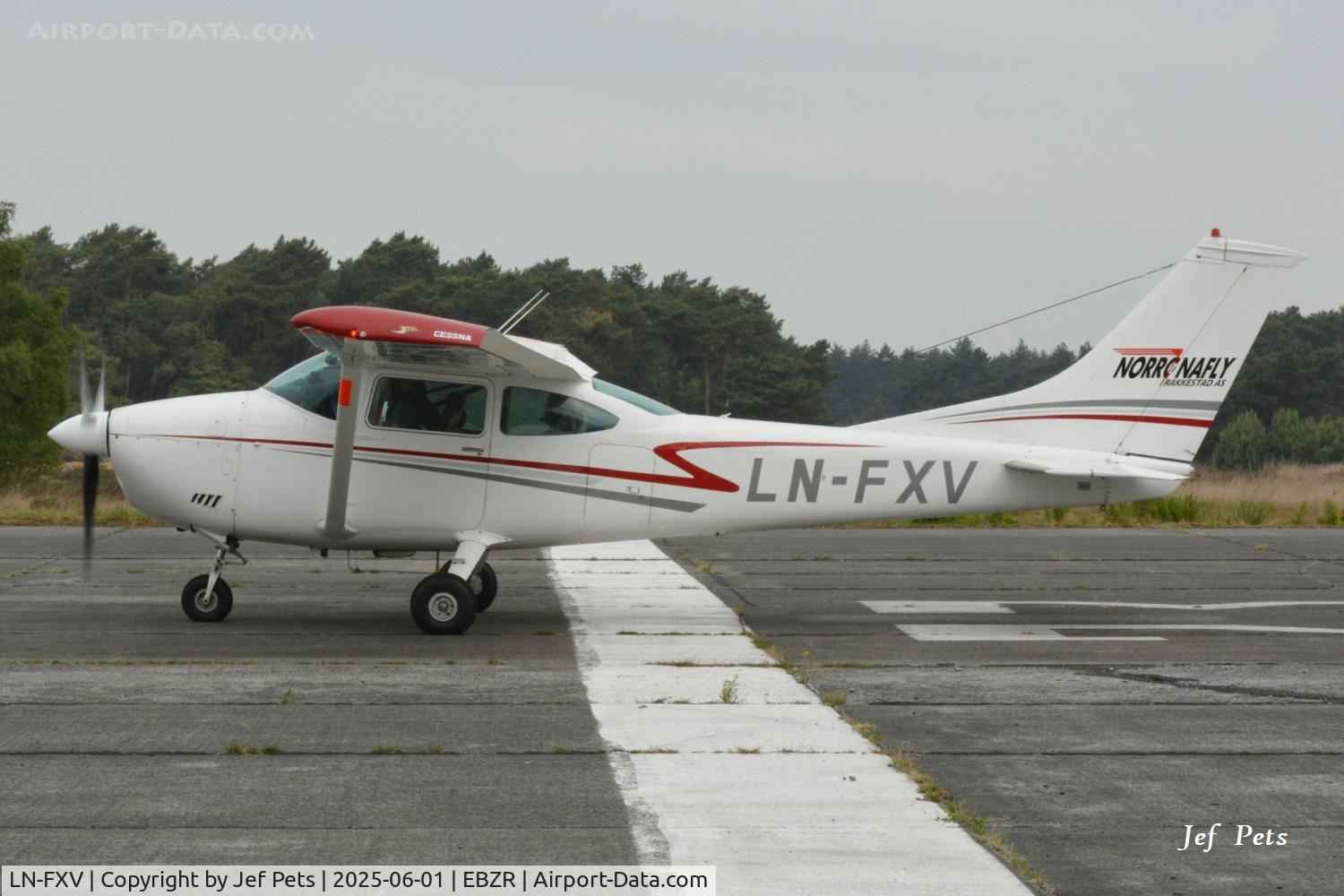 LN-FXV, 1972 Cessna 182P Skylane Skylane C/N 18261259, At Zoersel.