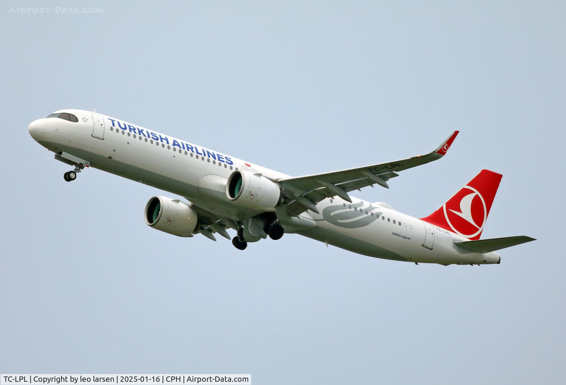 TC-LPL, 2024 Airbus A321- 271NX C/N 12075, Copenhagen 16.1.2025