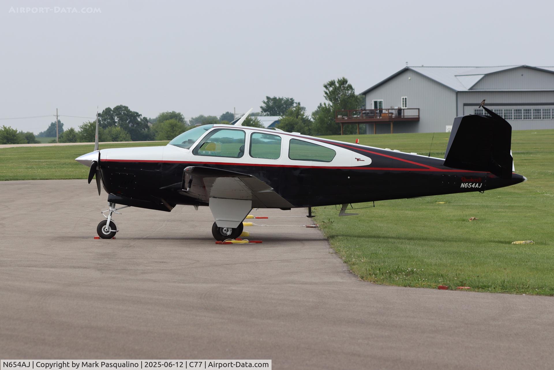N654AJ, 1964 Beech S35 Bonanza C/N D-7474, Beech S35