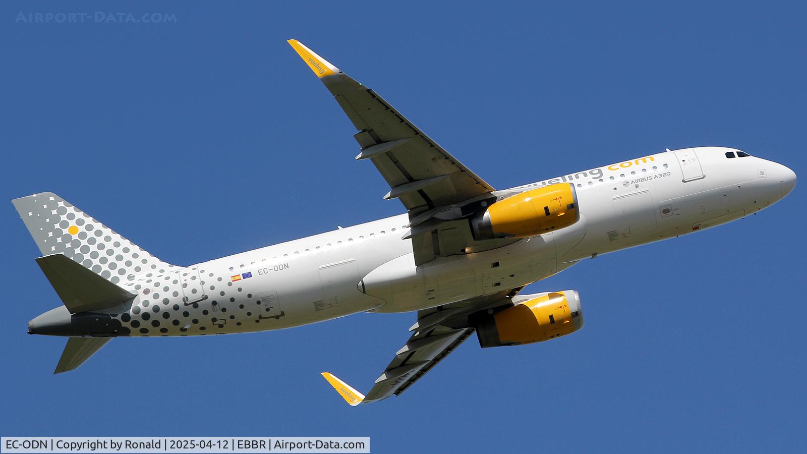 EC-ODN, 2015 Airbus A320-232 C/N 6544, at ebbr
