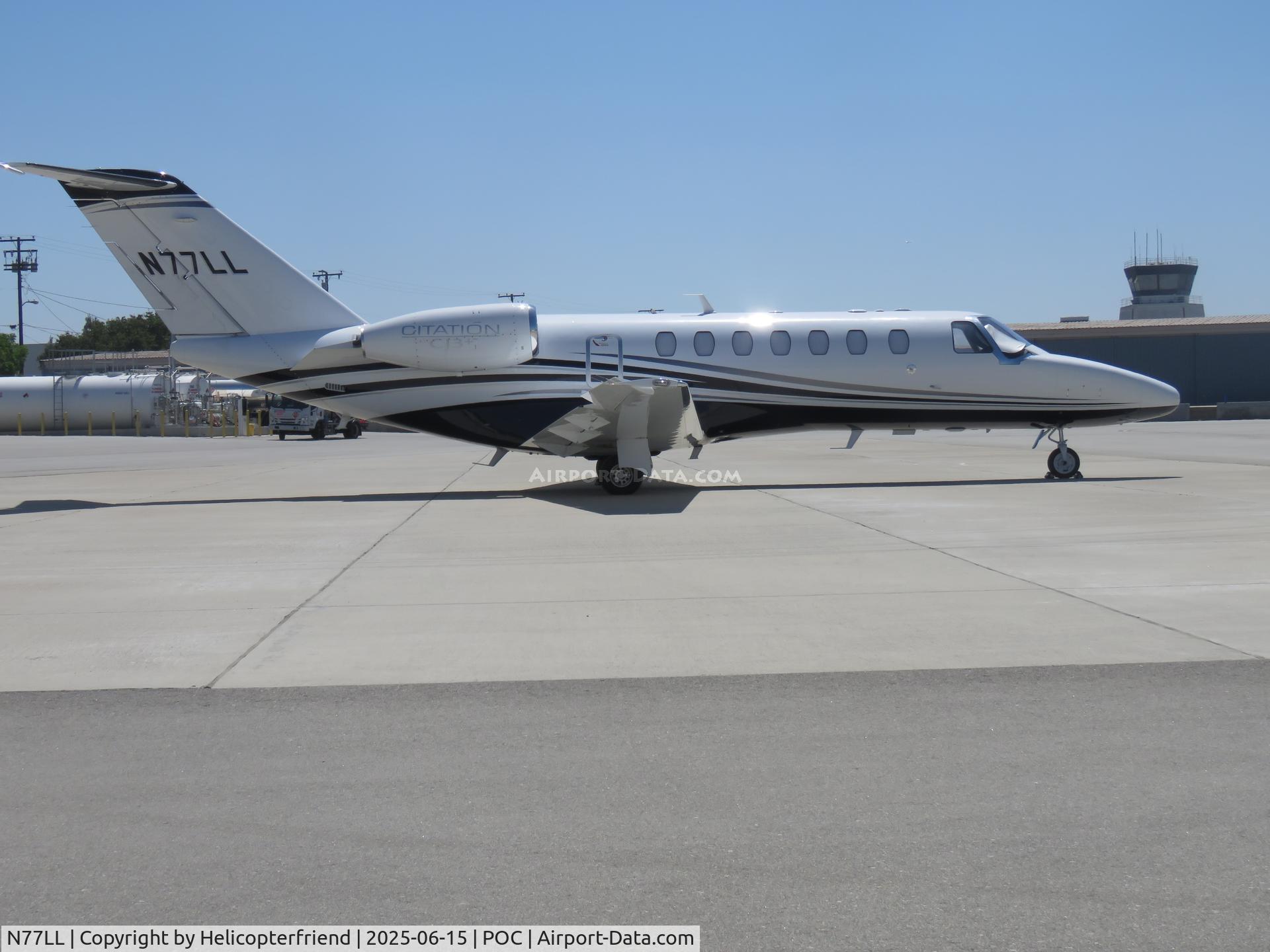 N77LL, 2018 Cessna 525B CitationJet CJ3+ C/N 525B-0547, Parked in north side transit parking