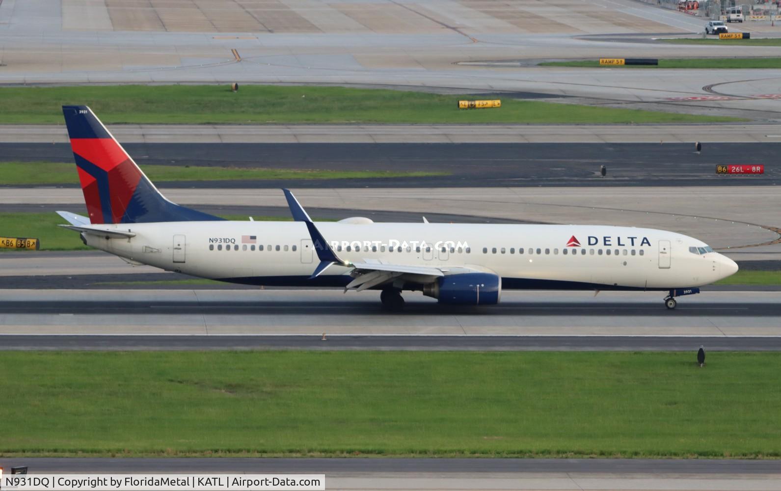 N931DQ, 2011 Boeing 737-9GP/ER C/N 38302, DAL 739 zx vps-atl