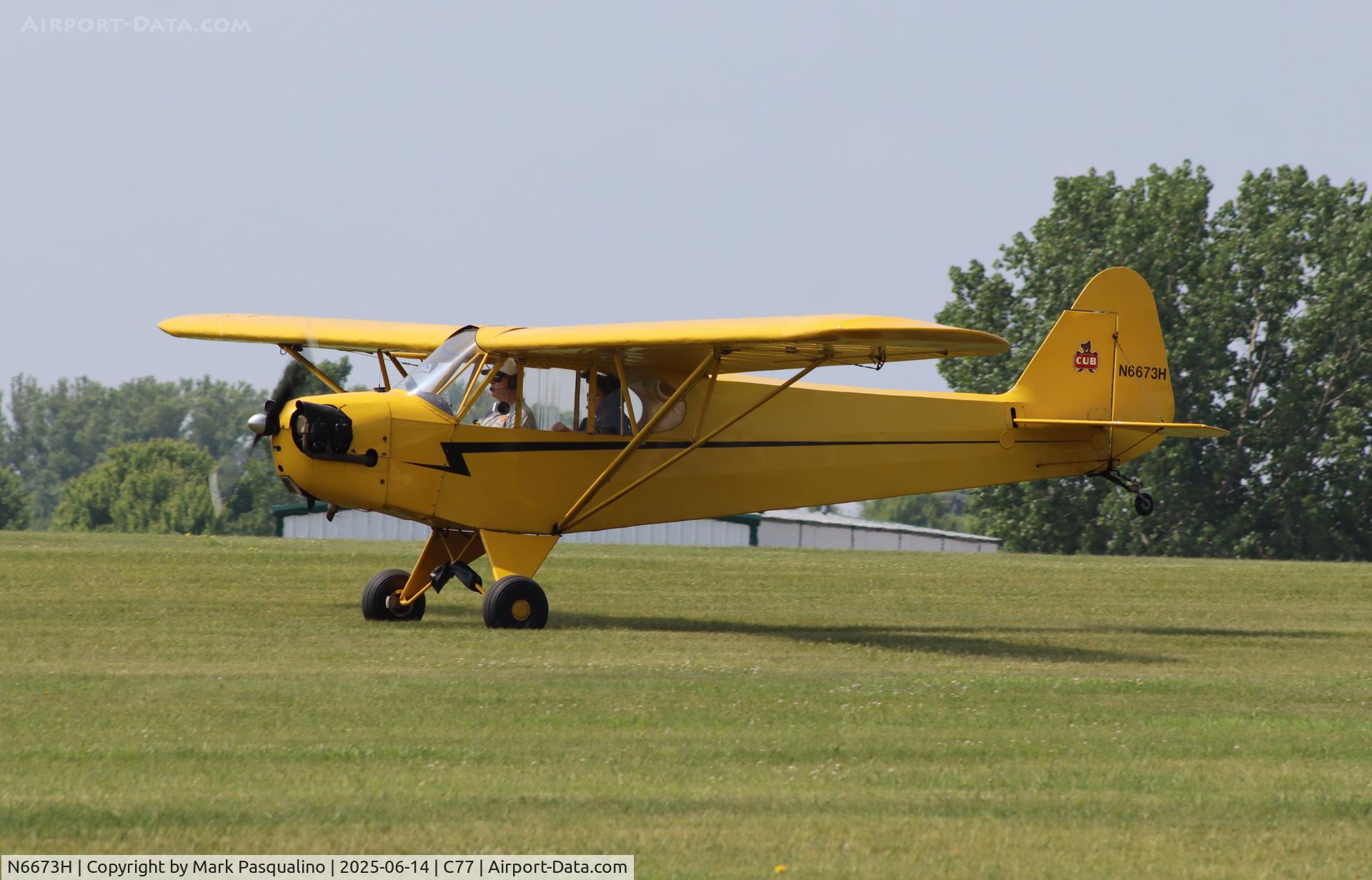 N6673H, 1946 Piper J3C-65 Cub C/N 19877, Piper J3C-65