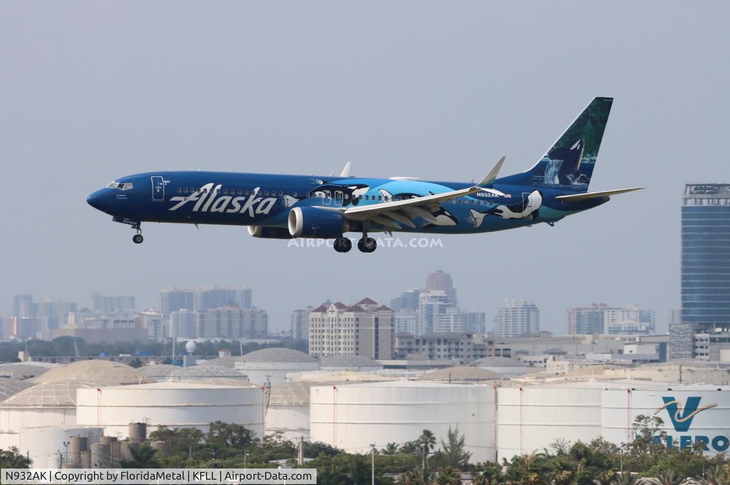 N932AK, 2021 Boeing 737-9 MAX C/N 44089, ASA 737-9 Orca zx sea-fll