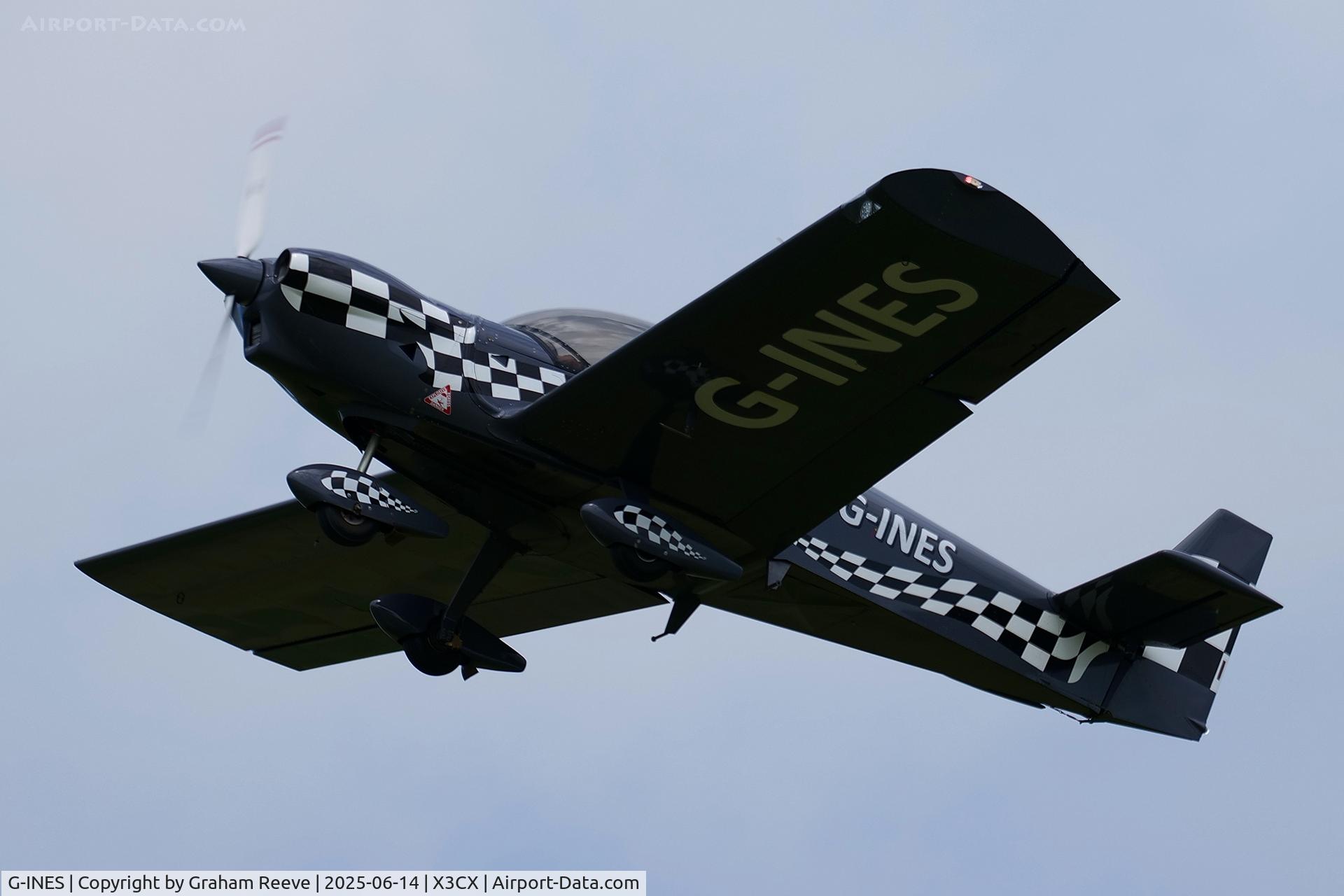 G-INES, 2017 Zenair CH650B C/N LAA 375-15490, Departing from Northrepps.