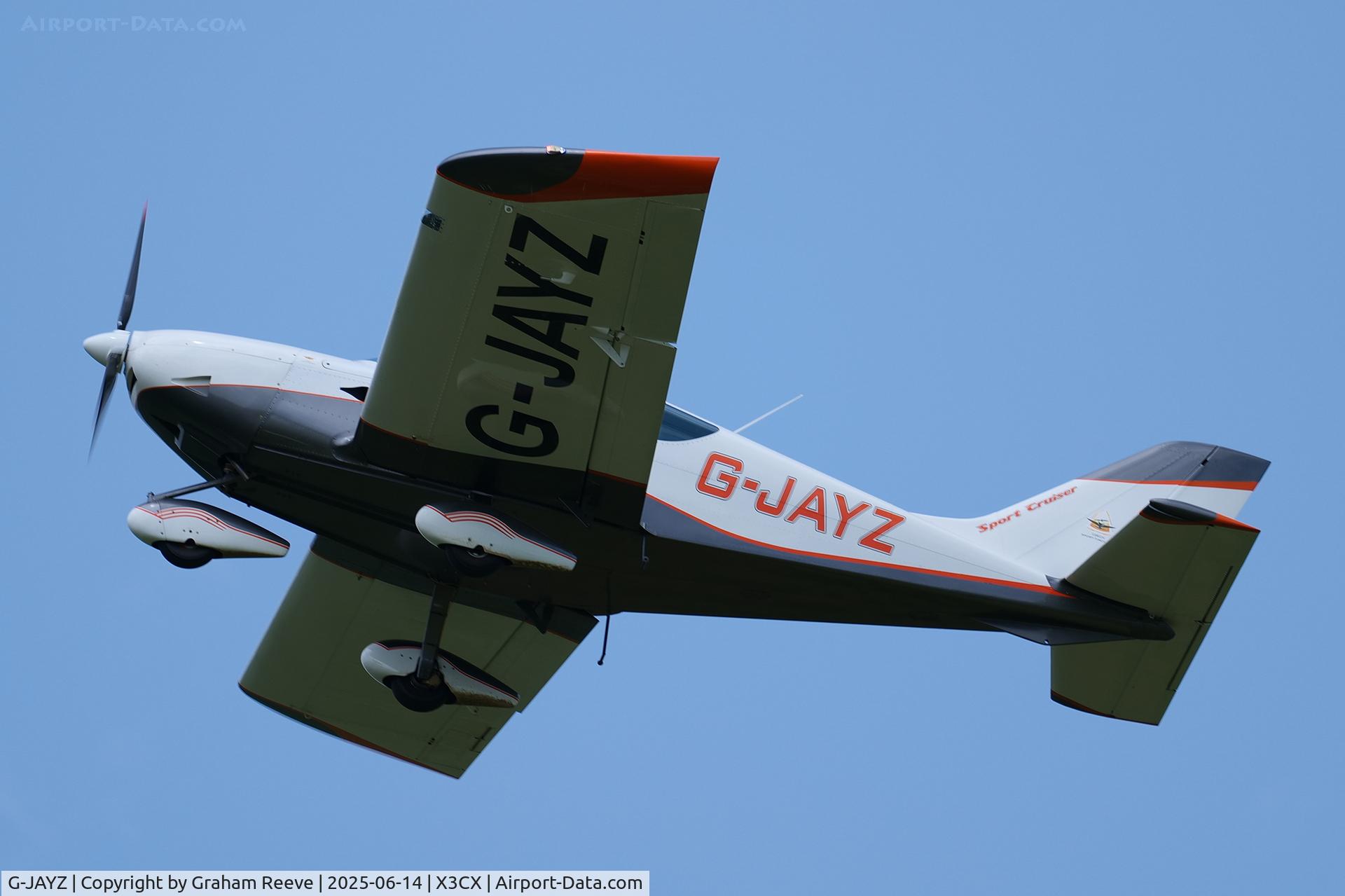 G-JAYZ, 2011 CZAW SportCruiser C/N PFA 338-14670, Departing from Northrepps.