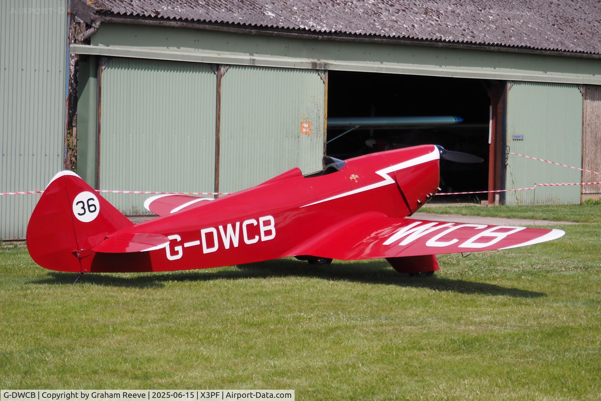 G-DWCB, 2015 Chilton DW1A C/N PFA 225-14454, Parked at Priory Farm.