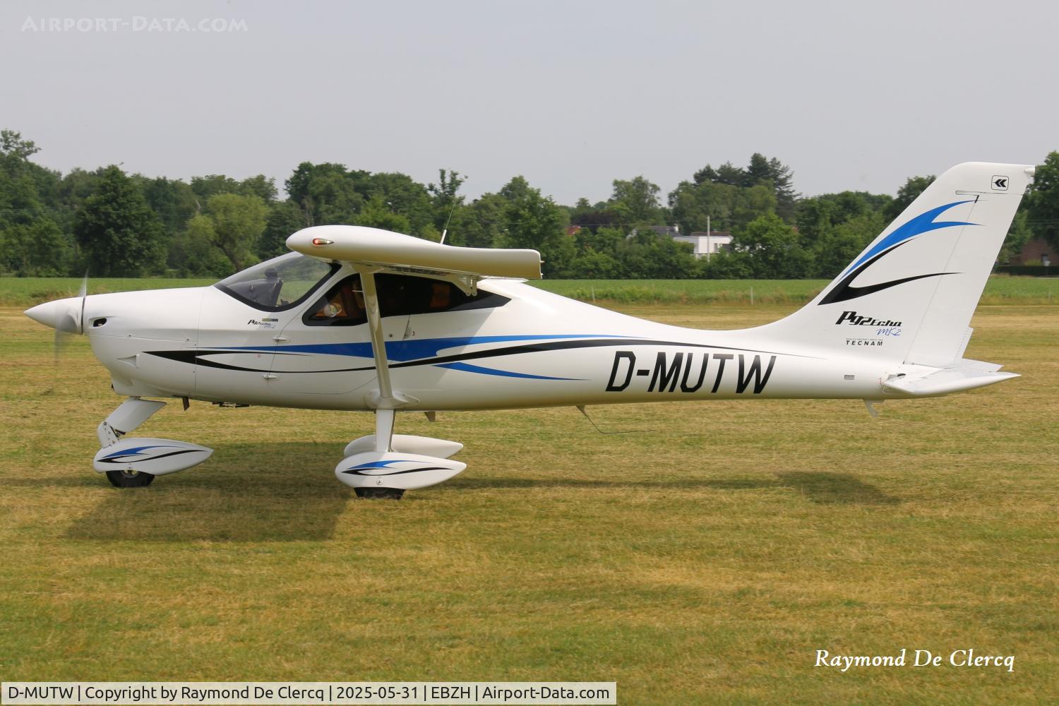 D-MUTW, 2021 Tecnam P92 Echo MkII C/N 1634, Tecnam fly-in at Hasselt.