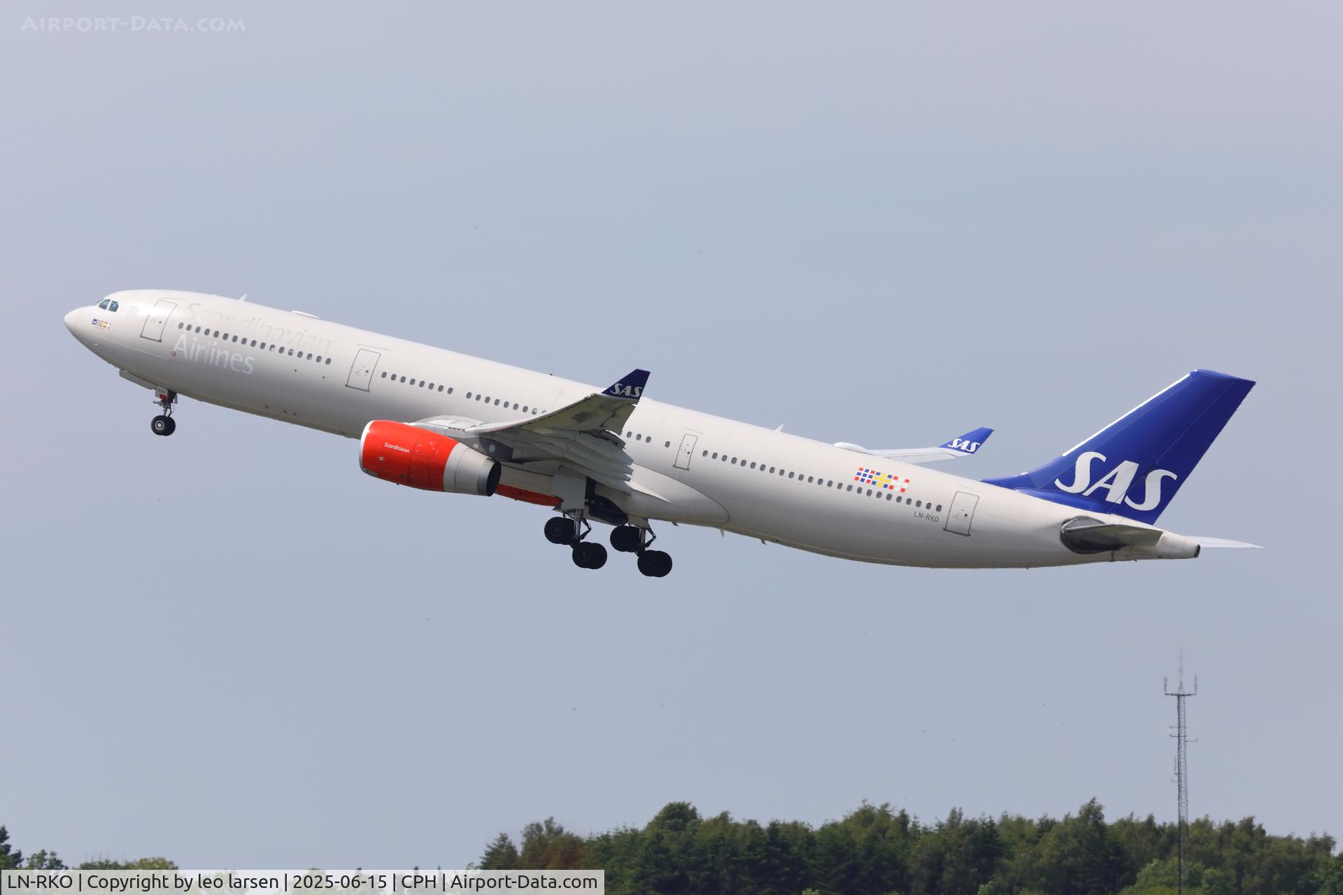 LN-RKO, 2003 Airbus A330-343X C/N 515, Copenhagen 15.6.2025