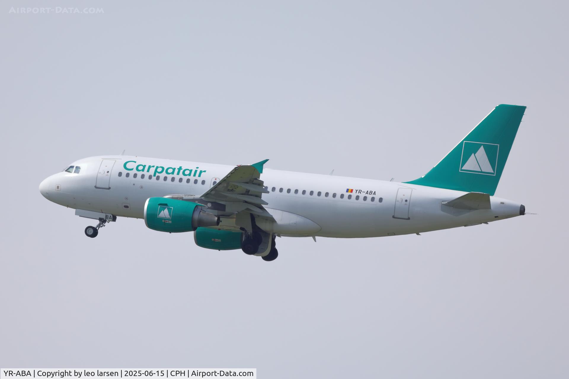 YR-ABA, 2007 Airbus A319-111 C/N 3041, Copenhagen 15.6.2025