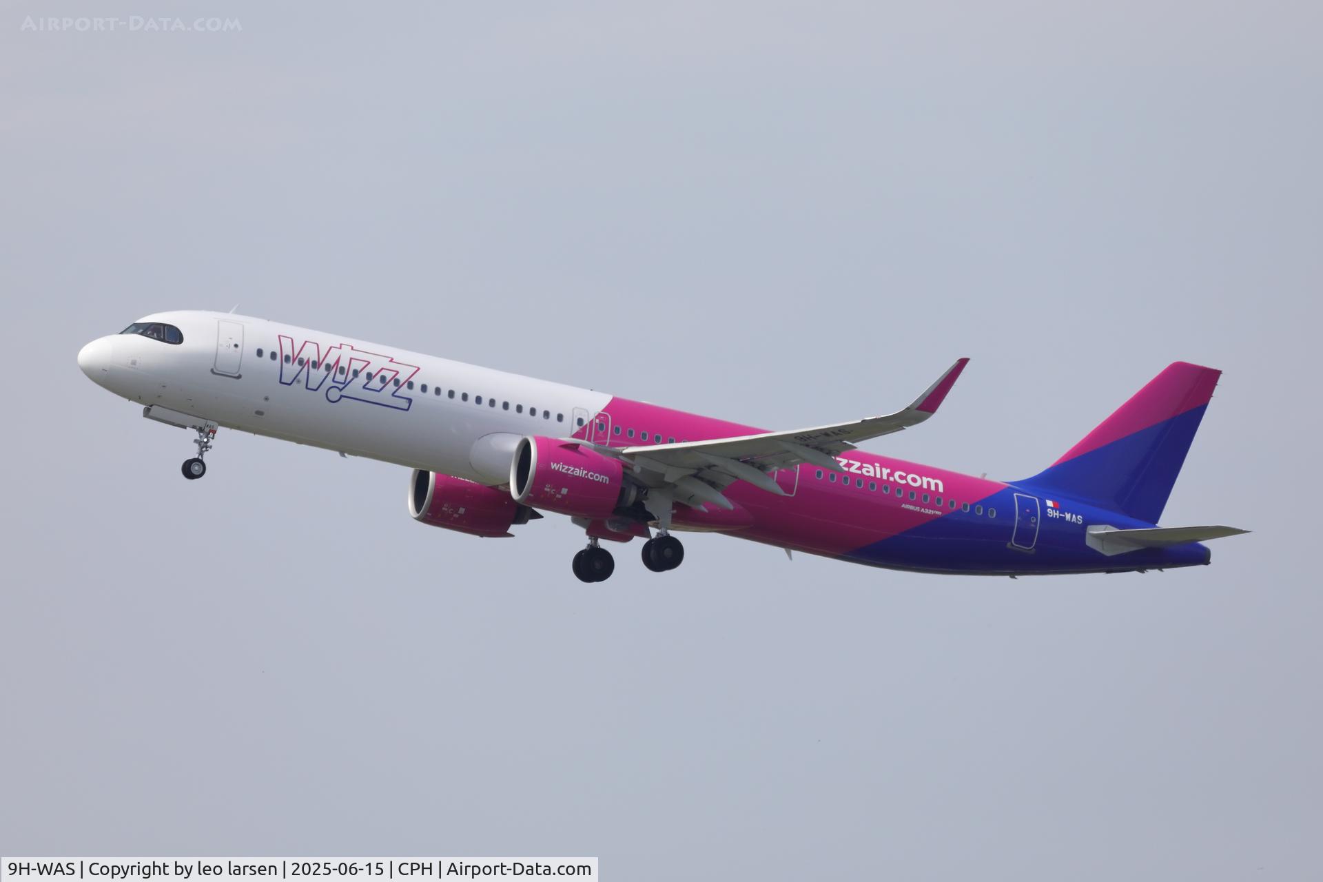 9H-WAS, 2023 Airbus A321-271NX C/N 11651, Copenhagen 15.6.2025
