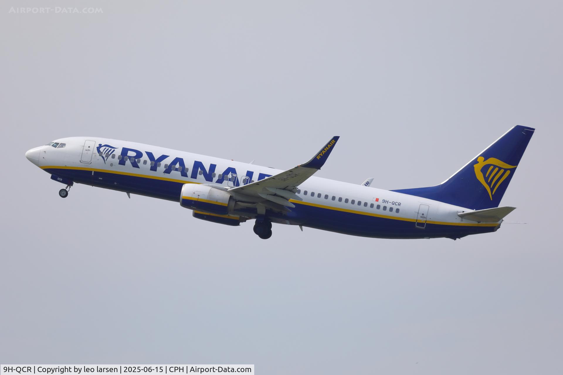 9H-QCR, 2016 Boeing 737-8AS C/N 44741, Copenhagen 15.6.2025