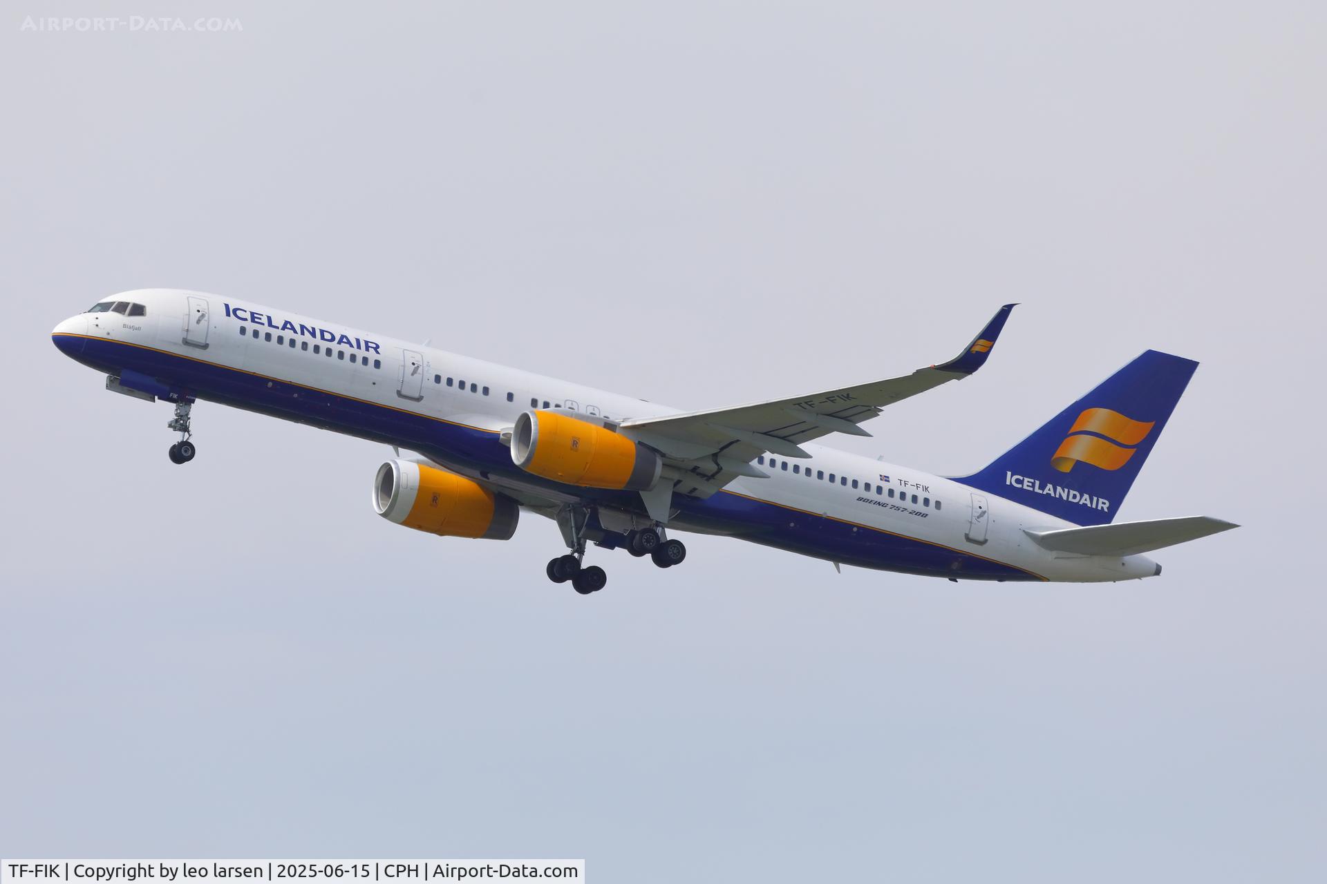 TF-FIK, 1999 Boeing 757-256 C/N 26254, Copenhagen 15.6.2025