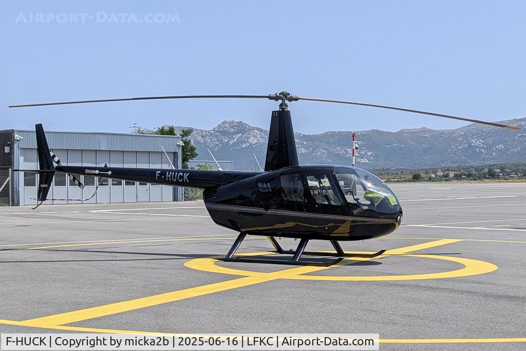 F-HUCK, 2013 Robinson R44 Raven II C/N 13509, Parked