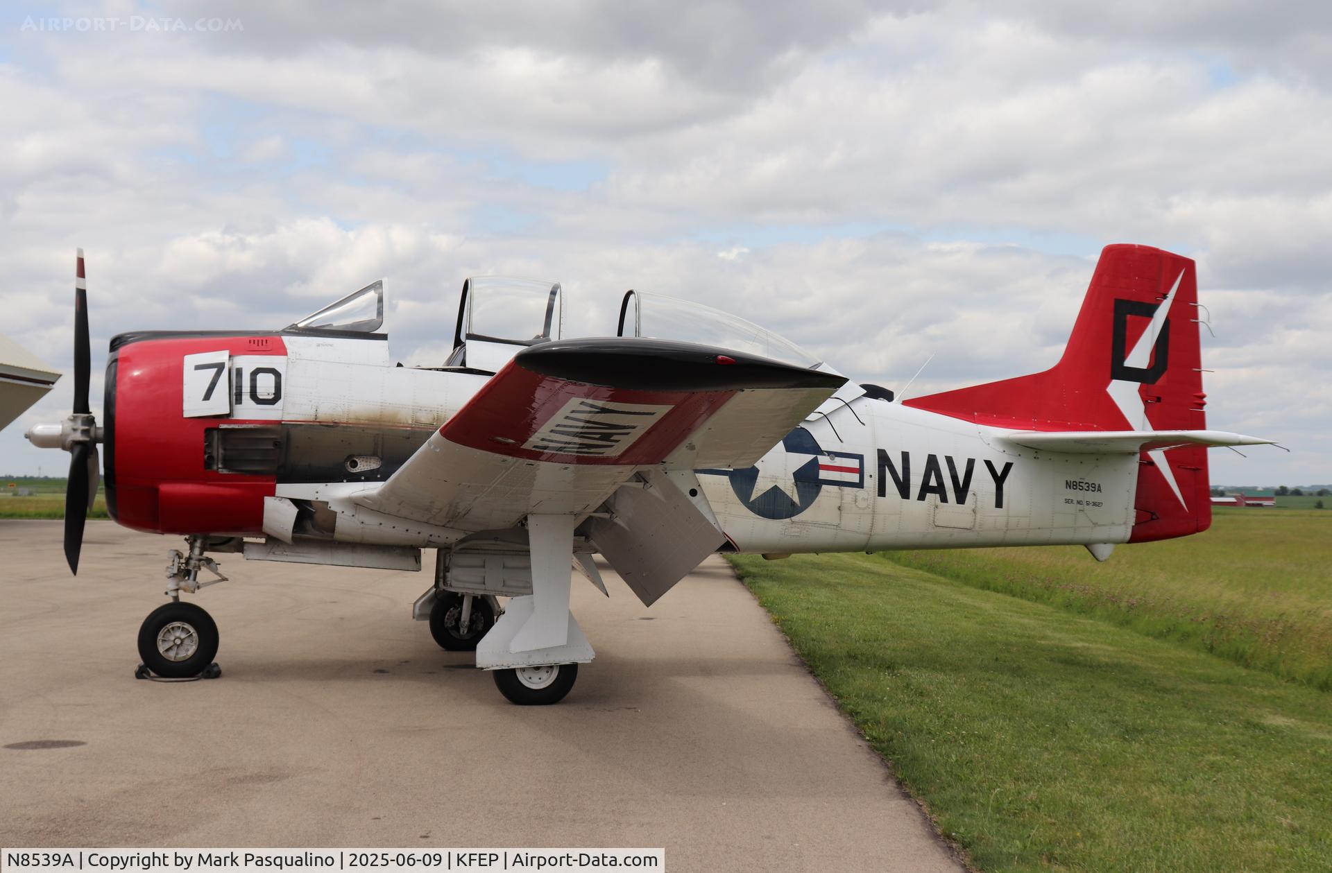 N8539A, 1950 North American T-28D Trojan C/N 174-165 (51-3627), North American T-28S