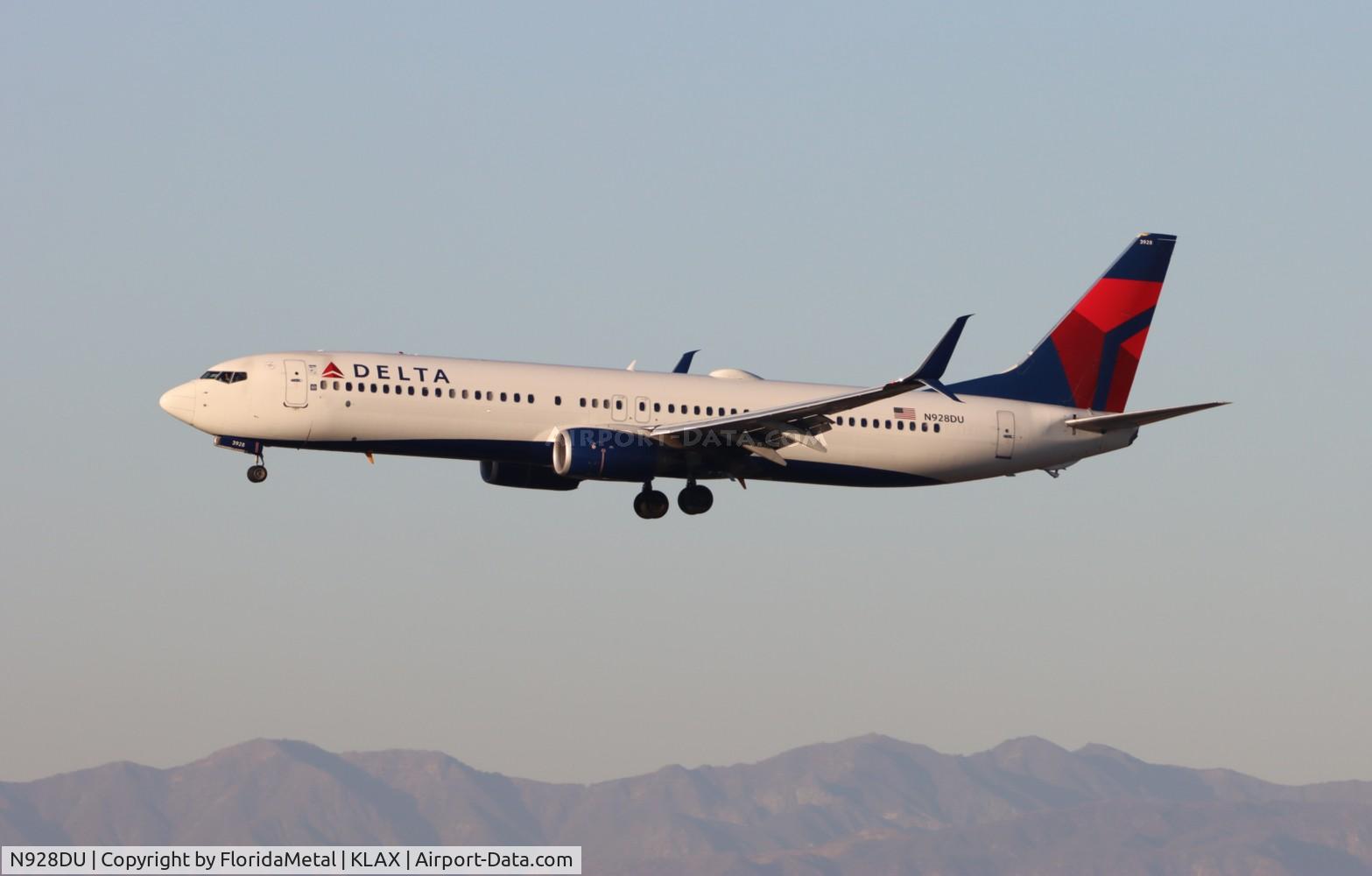 N928DU, 2019 Boeing 737-932 C/N 63537, DAL 739 zx sea-lax