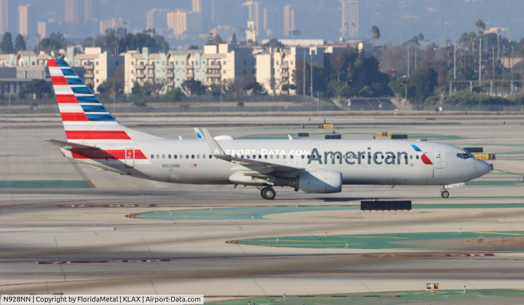 N928NN, 2013 Boeing 737-823 C/N 31172, AAL 738 zx phx-lax