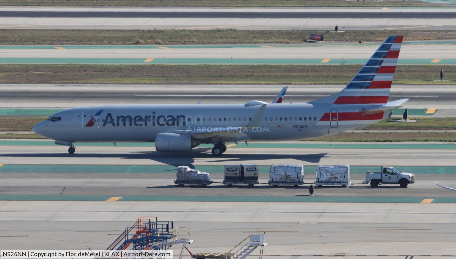 N926NN, 2013 Boeing 737-823 C/N 33321, AAL 738 zx lax-dfw
