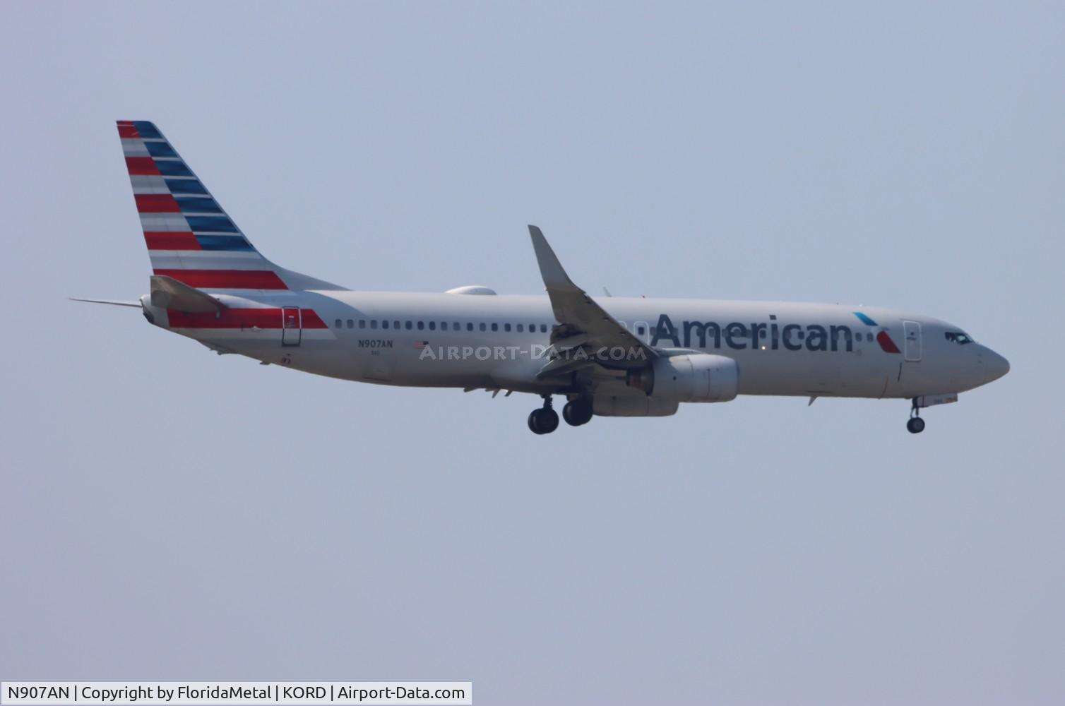 N907AN, 1999 Boeing 737-823 C/N 29509, AAL 738 zx mci-ord