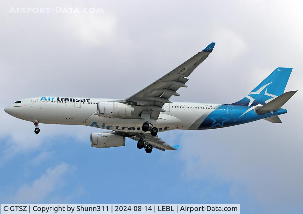 C-GTSZ, 2008 Airbus A330-243 C/N 971, Landing rwy 24R