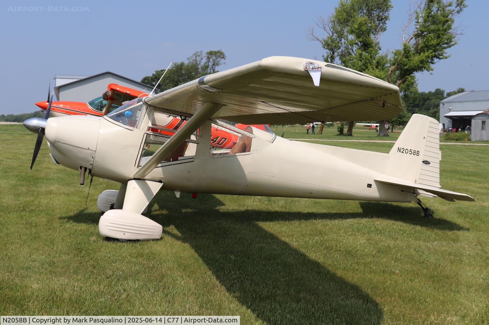 N2058B, 1948 Luscombe T-8F Silvaire C/N 6485, Luscombe T8F