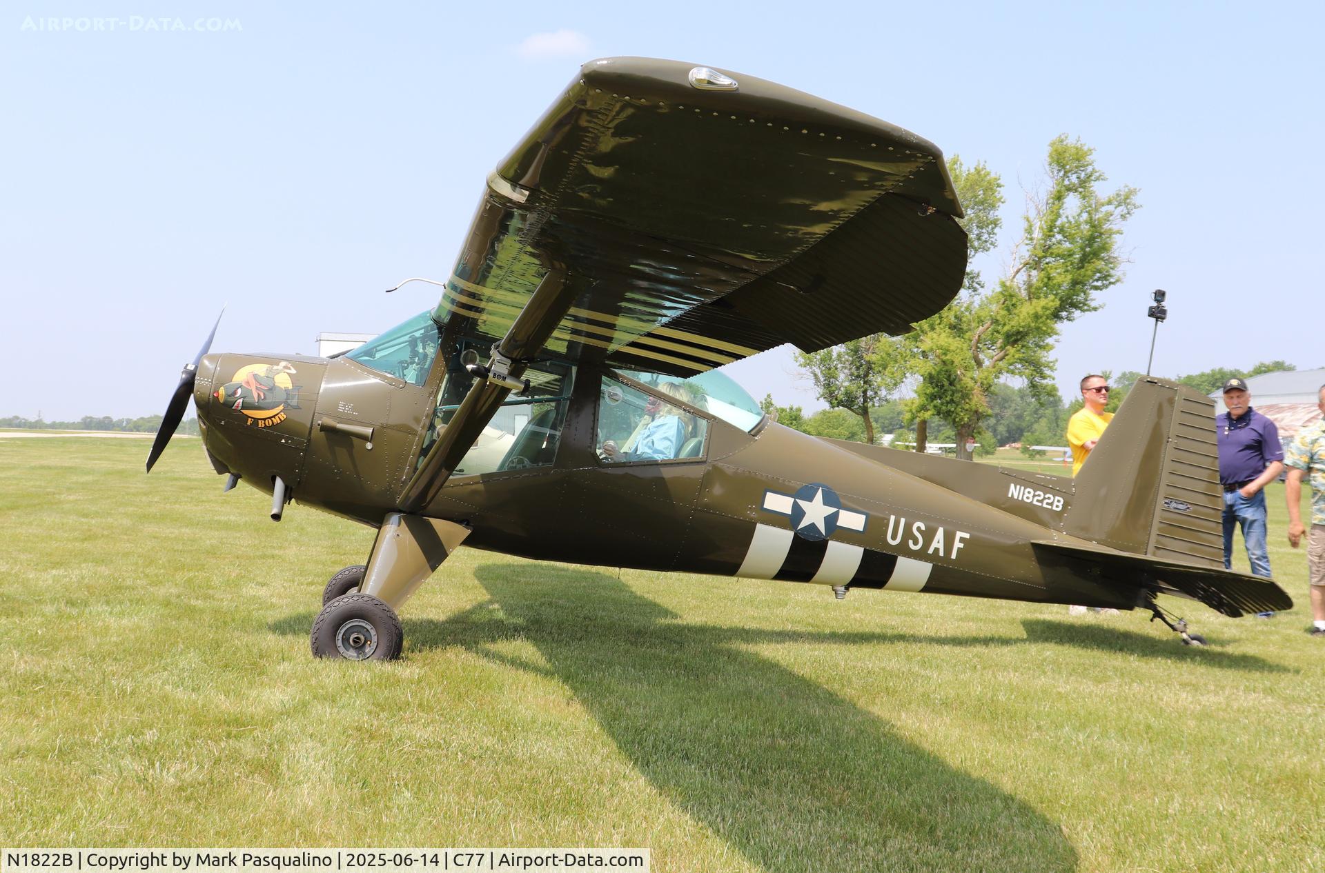 N1822B, 1948 Luscombe T-8F Silvaire C/N 6249, Luscombe T-8F